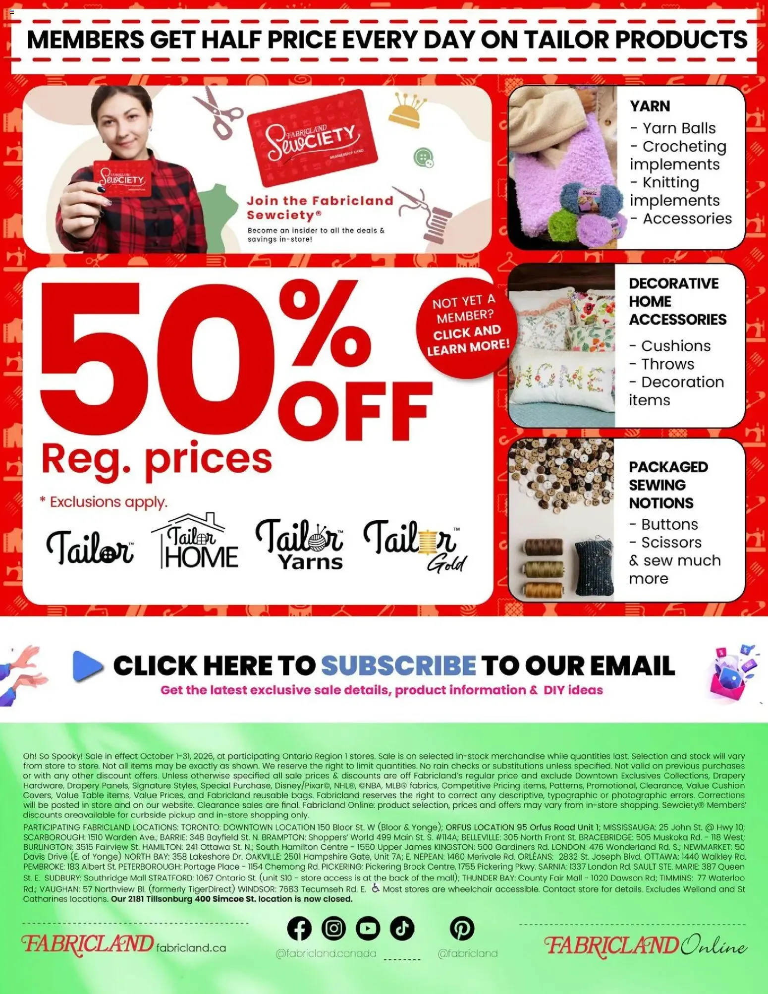 Oh! So Spooky! Sale from October 1 to October 31 2026 - flyer page 16