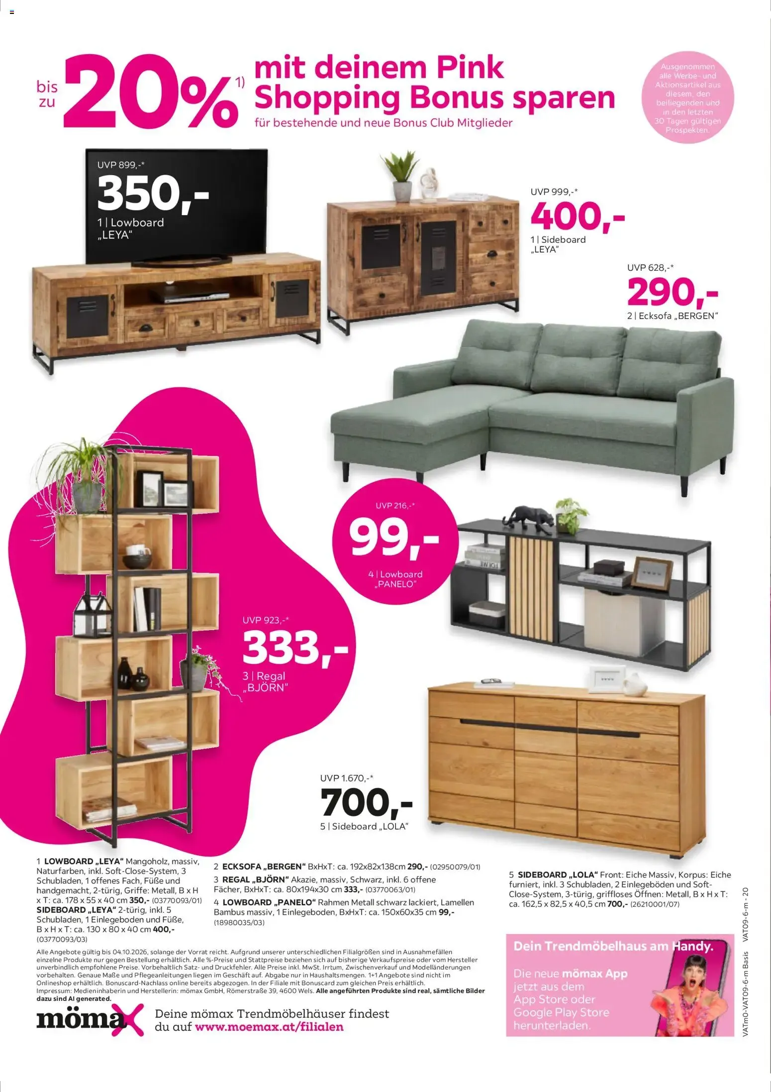 Pink Shopping? Da haut's dir den VOGEL raus! mit deinem Pink Shopping Bonus sparen von 22. September bis 28. September 2026 - Flugblätt seite 20