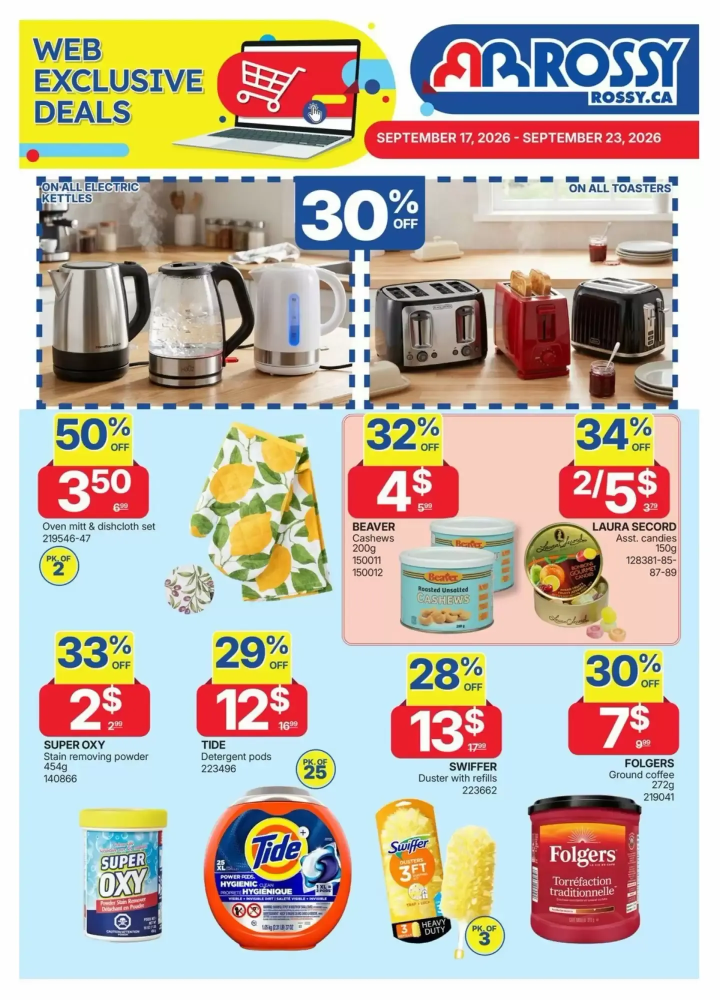 Rossy flyer week 38 from September 17 to September 23 2026 - flyer page 1