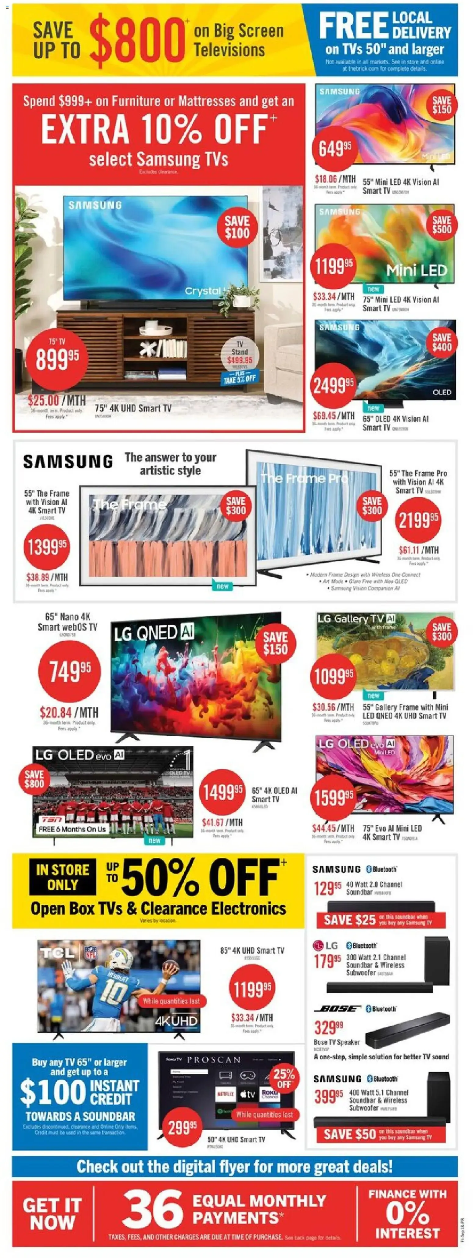 The Brick - Tent Sale Specials: Saving You More from September 18 to September 24 2026 - flyer page 19