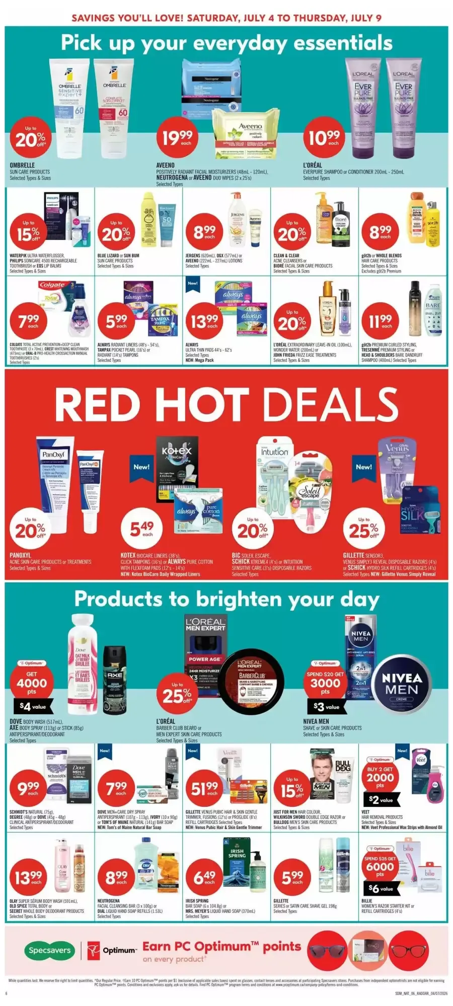 Shoppers Drug Mart flyer week 27 from July 4 to July 9 2026 - flyer page 7