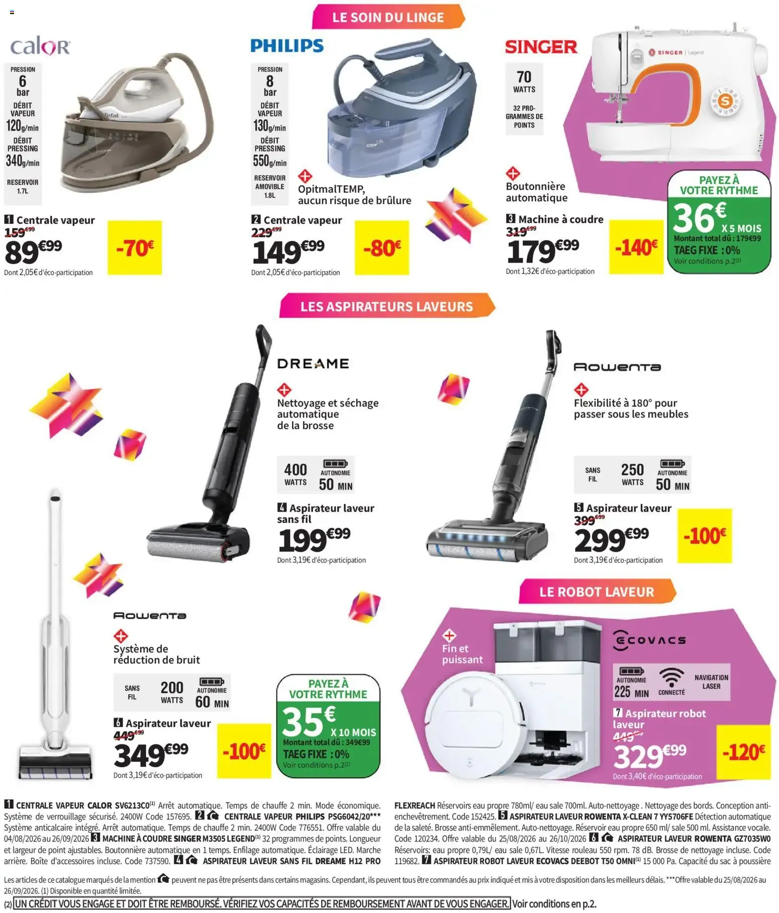 Conforama catalogue à partir du 25/08/2026 - promo en ligne du 25 août au 28 septembre 2026 - Catalogue page 40