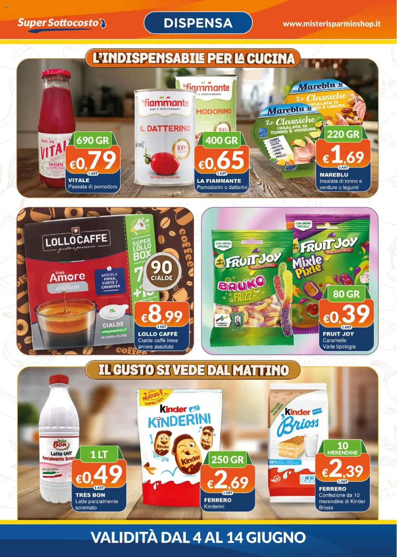 Mister Risparmio volantino dal 04/06/2026 - online Offerte da 4 giugno a 14 giugno di 2026 - Pagina del volantino 2
