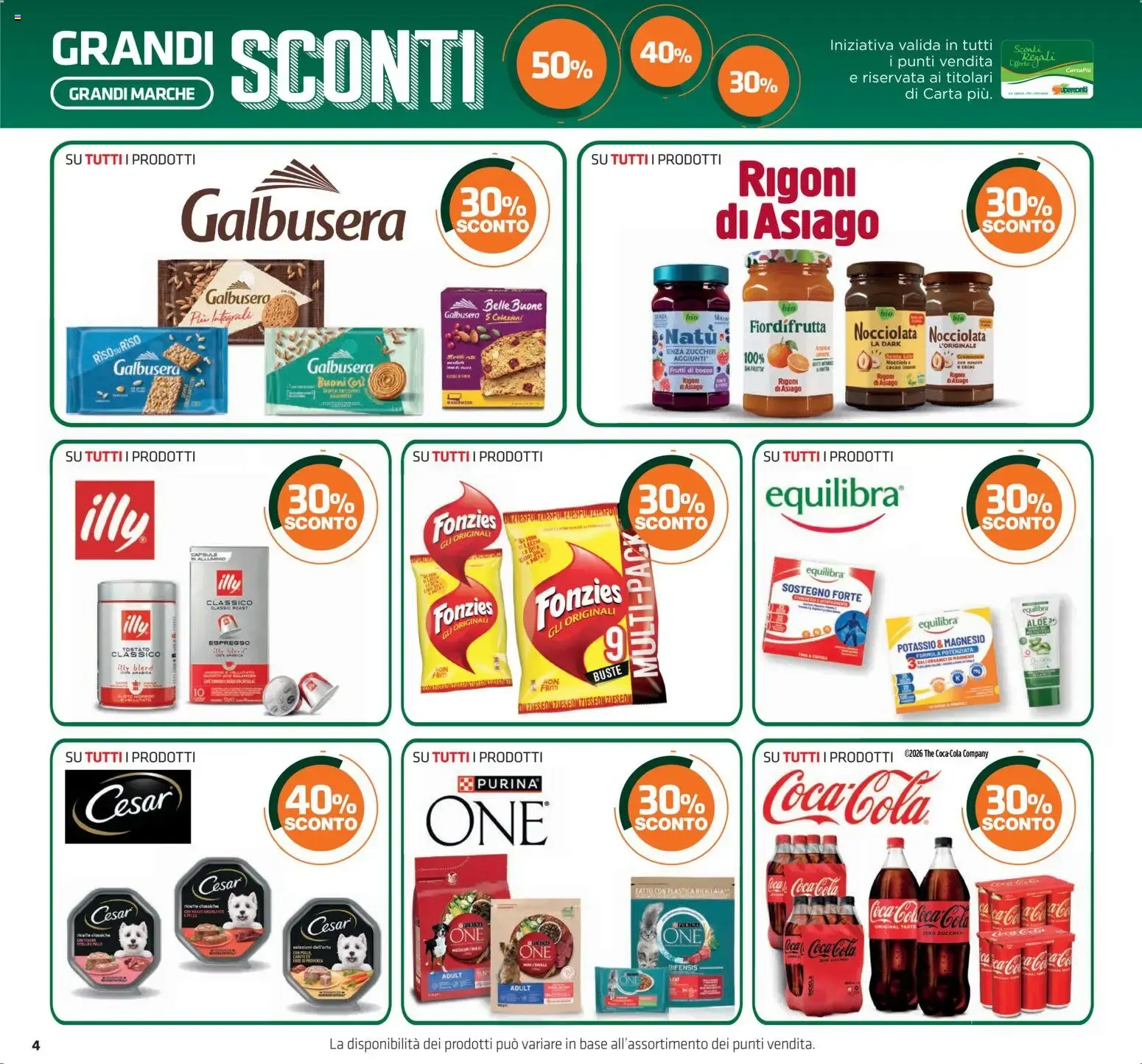 Superconti Supermercati - Grandes Descuentos da 18 giugno a 1 luglio di 2026 - Pagina del volantino 4