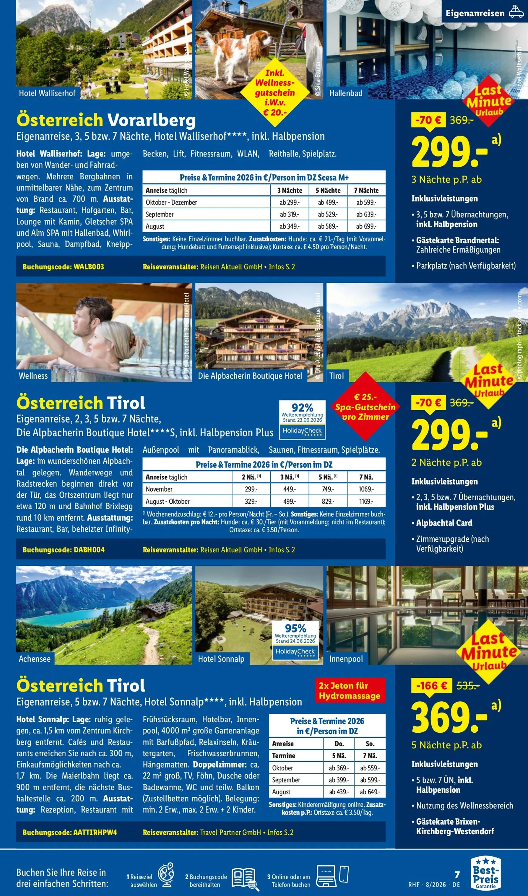 Lidl-Reisen: Spontan dem Alltag entfliehen von 29. Juli bis 31. August 2026 - Prospekt seite 7