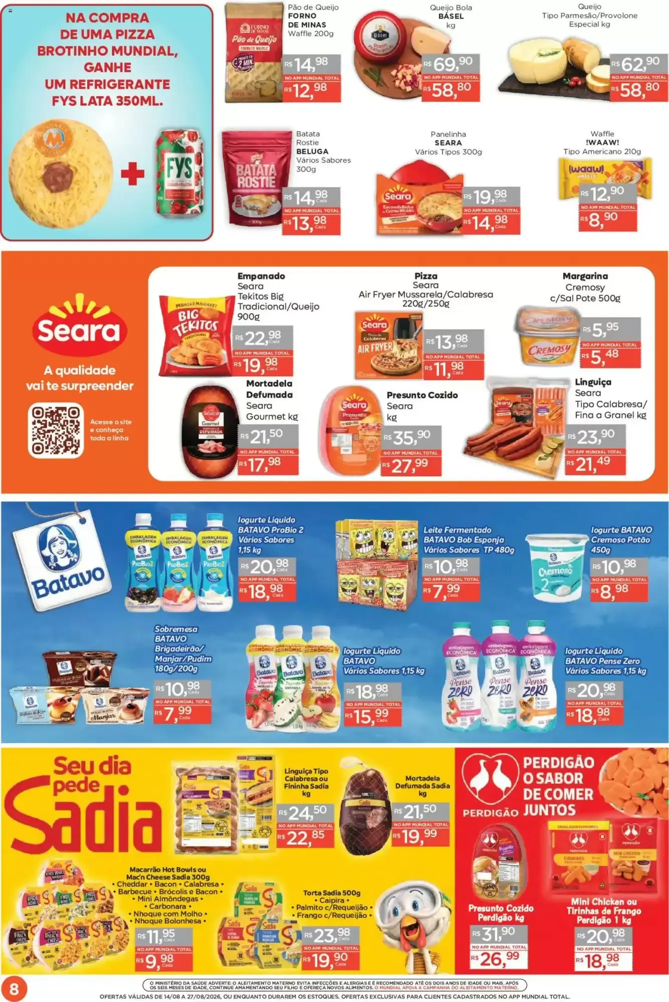 Encarte de Encarte Supermercados Mundial 14 de agosto até 27 de agosto 2026 - Pagina 8