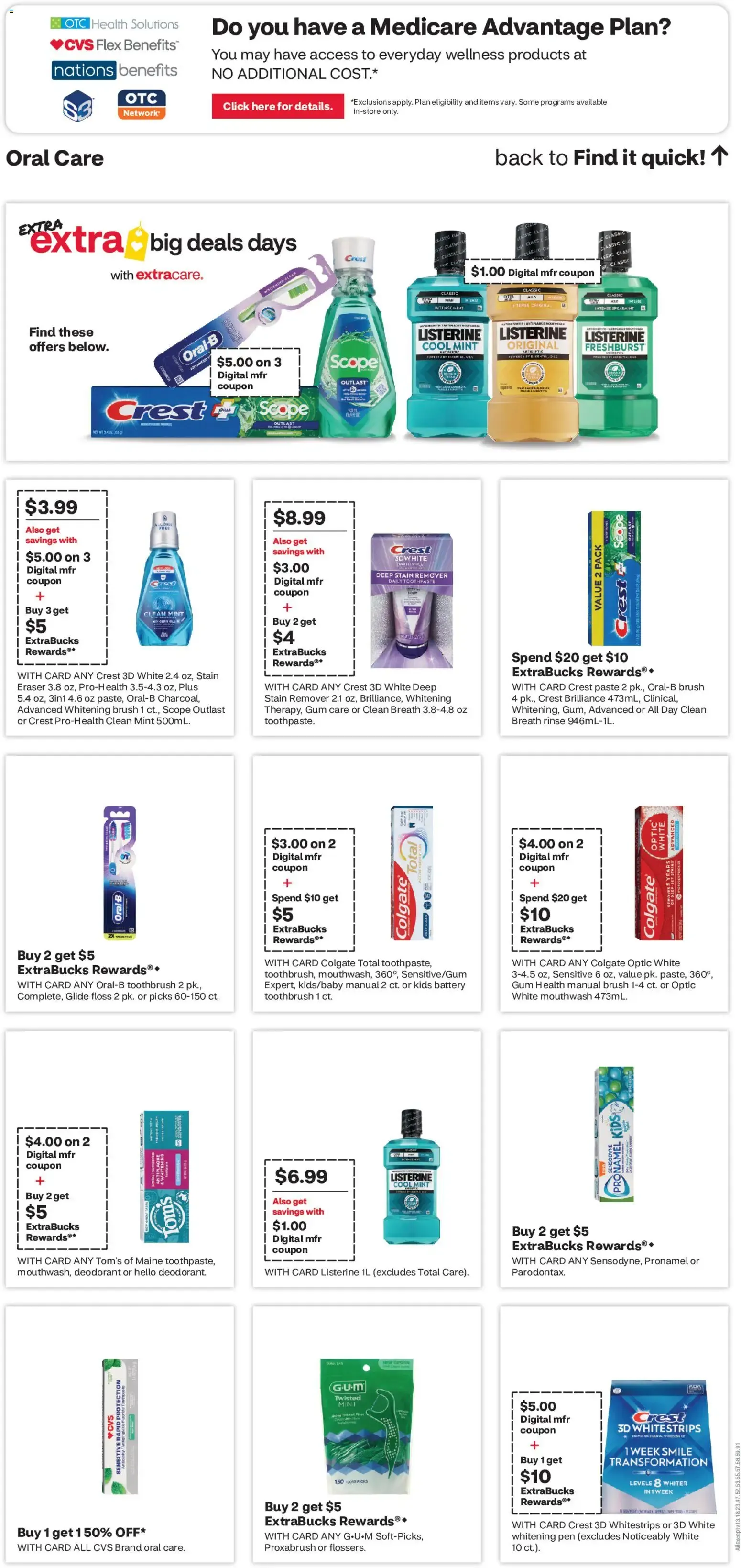 Weekly ad CVS: EXTRA extra big deals days with ExtraCare from September 27 to October 3 2026 - Page 15