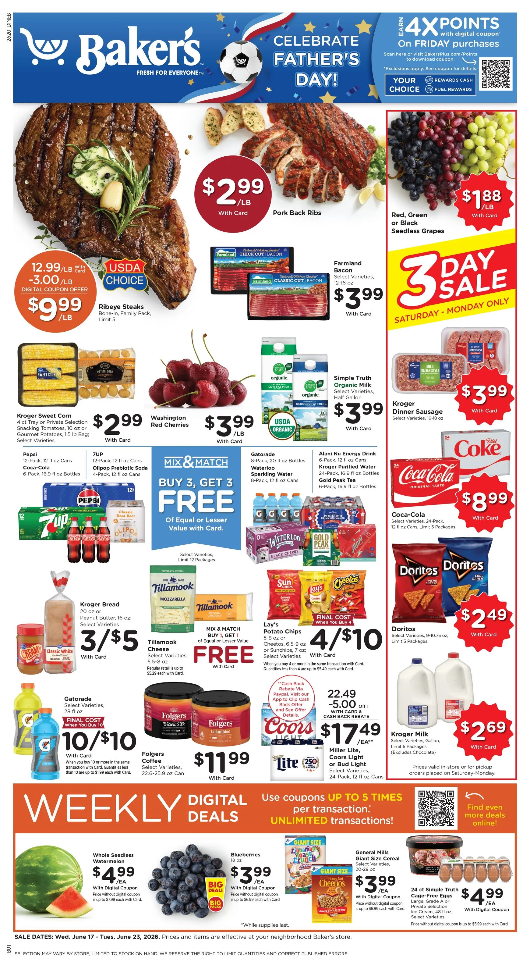 Current Baker's leaflet valid from Wednesday 06/17/2026 to Tuesday 06/23/2026