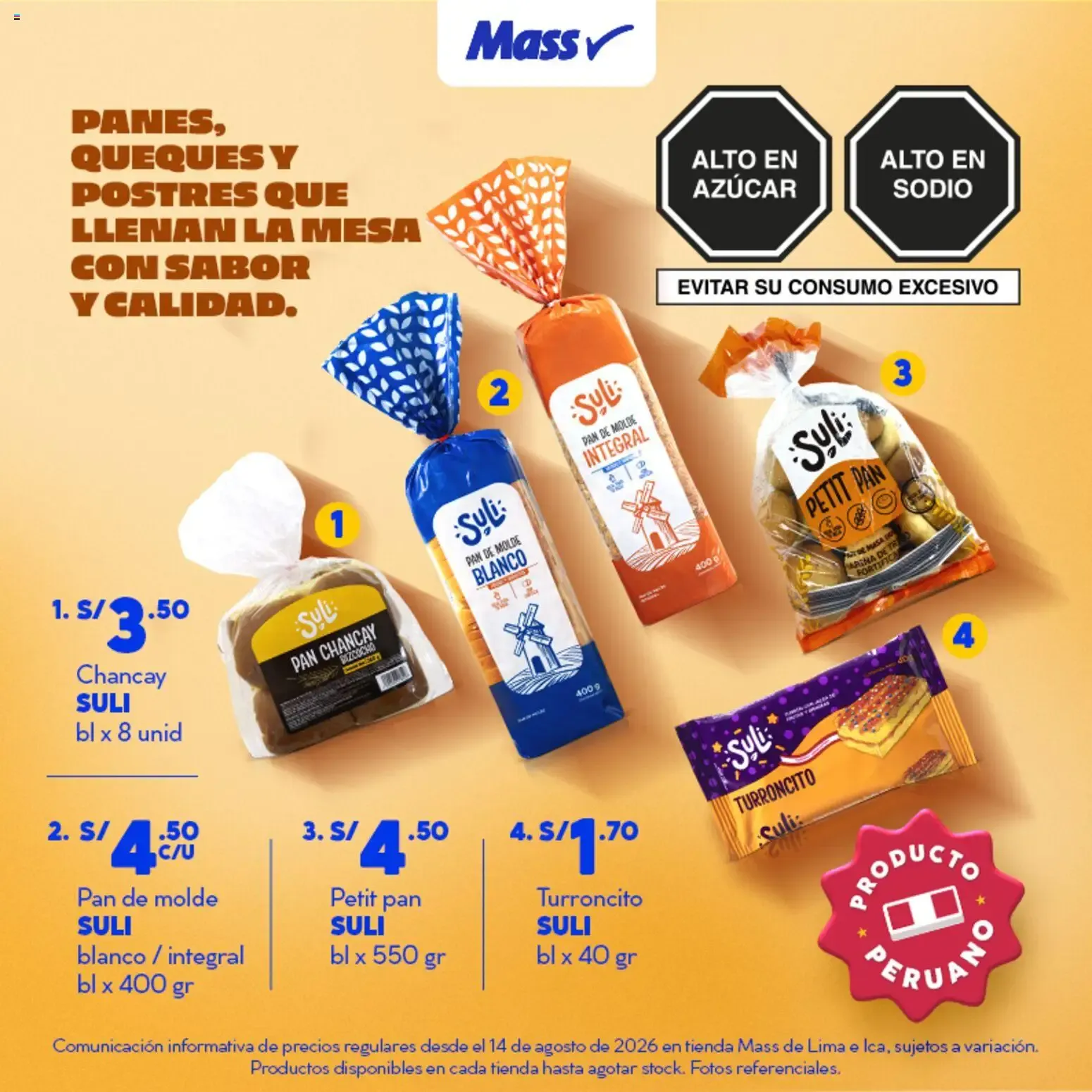 Catalogo de Catálogo Mass - Especial Pasión por el Perú online del 14/08/2026 14 de agosto al 6 de setiembre 2026 - Pag 6