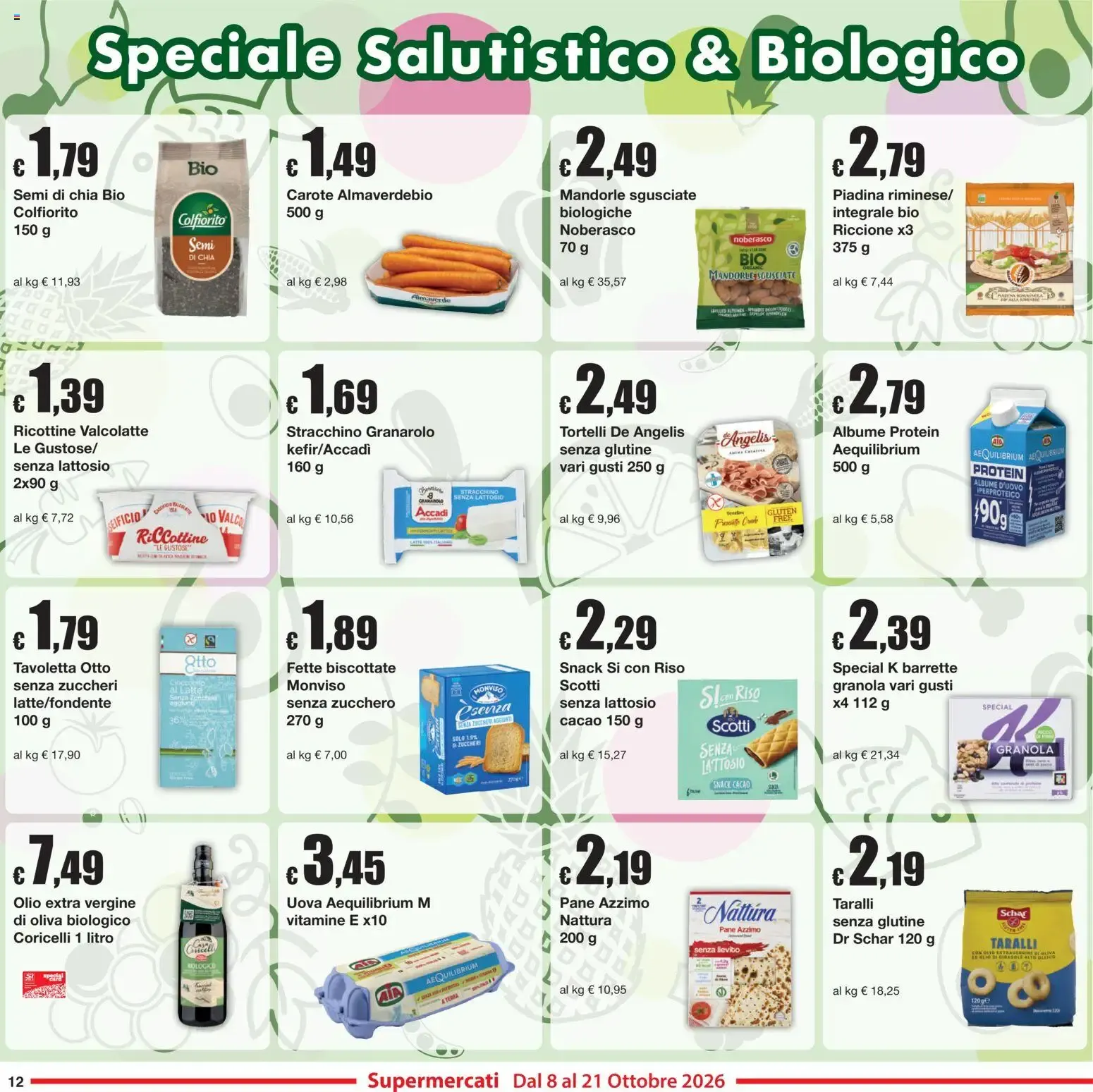 Sì con Te Sotto Prezzo da 8 ottobre a 21 ottobre di 2026 - Pagina del volantino 12