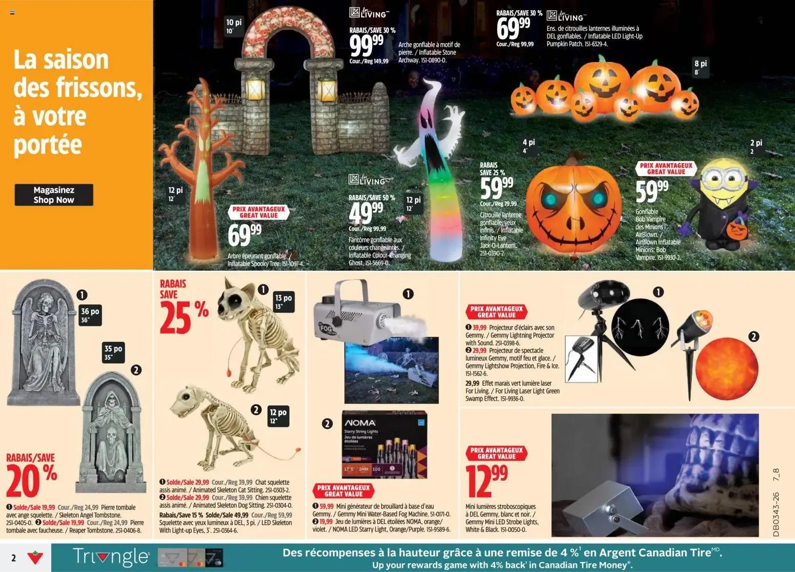 Canadian Tire 🖤 Halloween flyer from Oct 22, 2026 🧡 from October 22 to October 28 2026 - flyer page 2