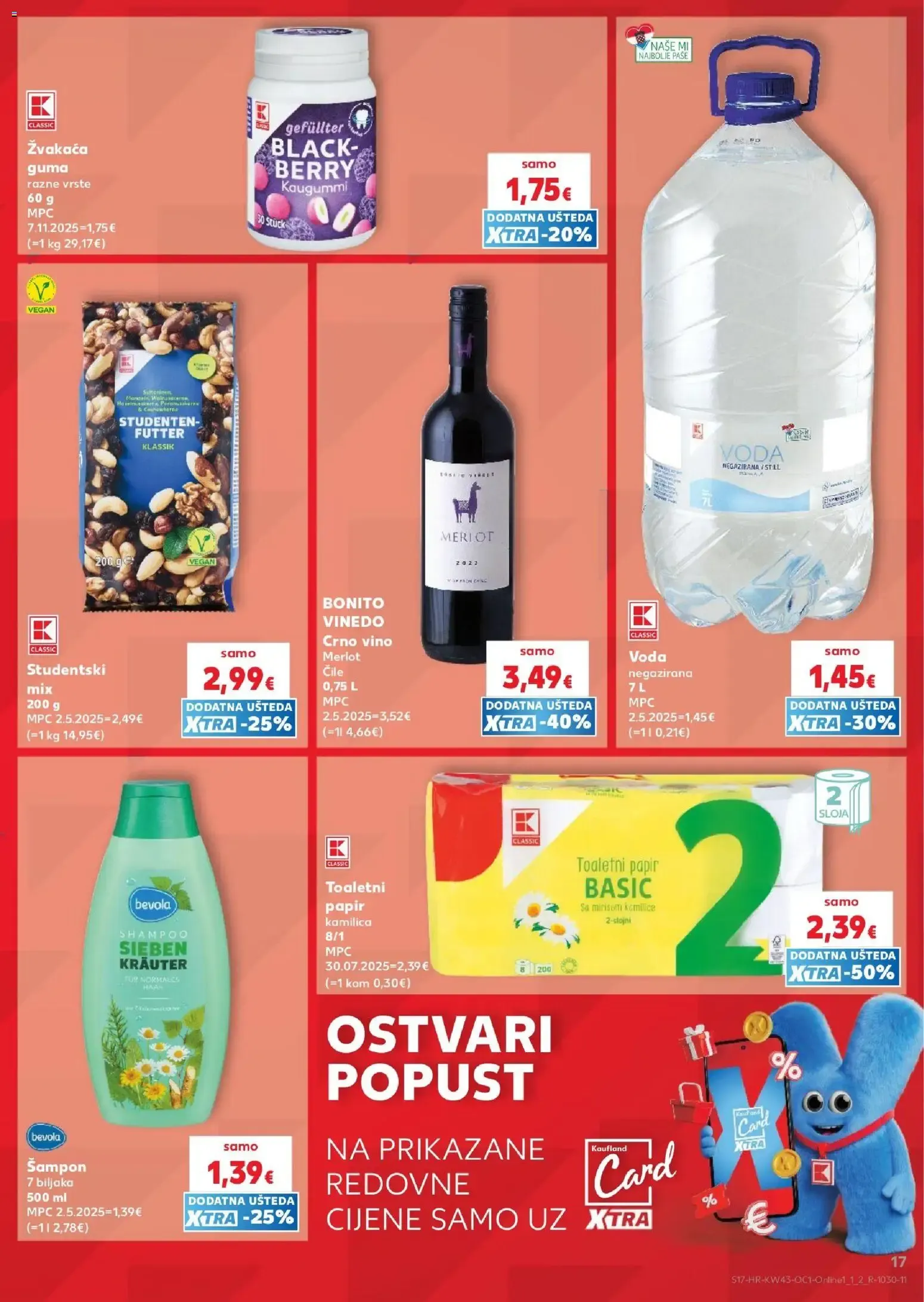 Katalog Kaufland Katalog novi od 21.10.2026 na listanje > letak digitalni od 21. listopada do 27. listopada 2026. - Pregled Stranica 17