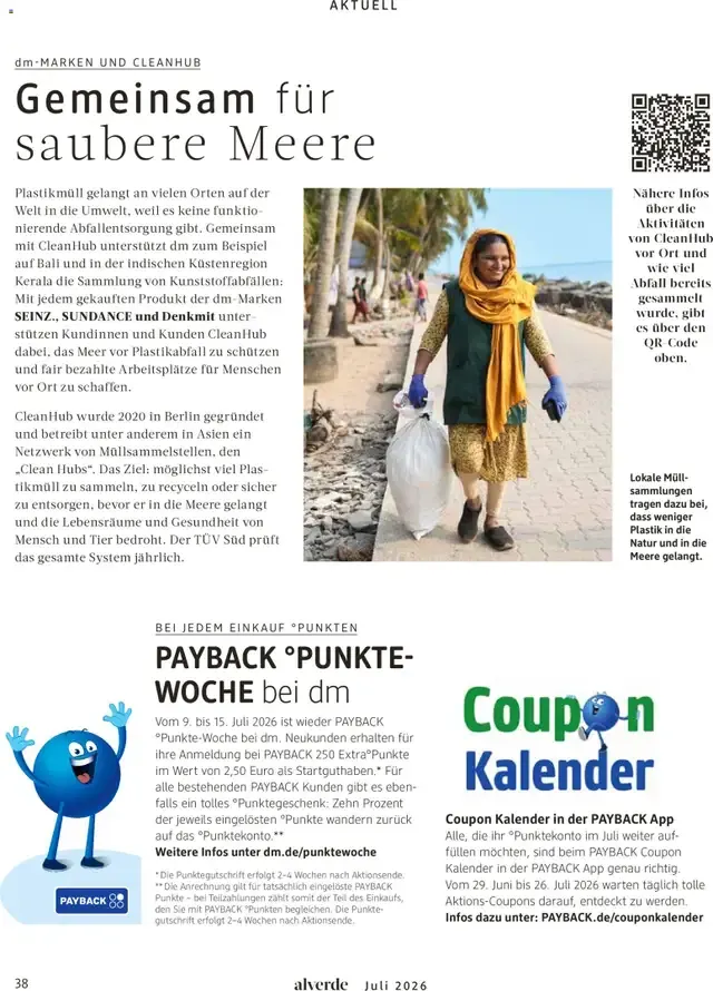 dm Magazin alverde - Mit Mission bei Miss Germany von 1. Juli bis 31. Juli 2026 - Prospekt seite 38