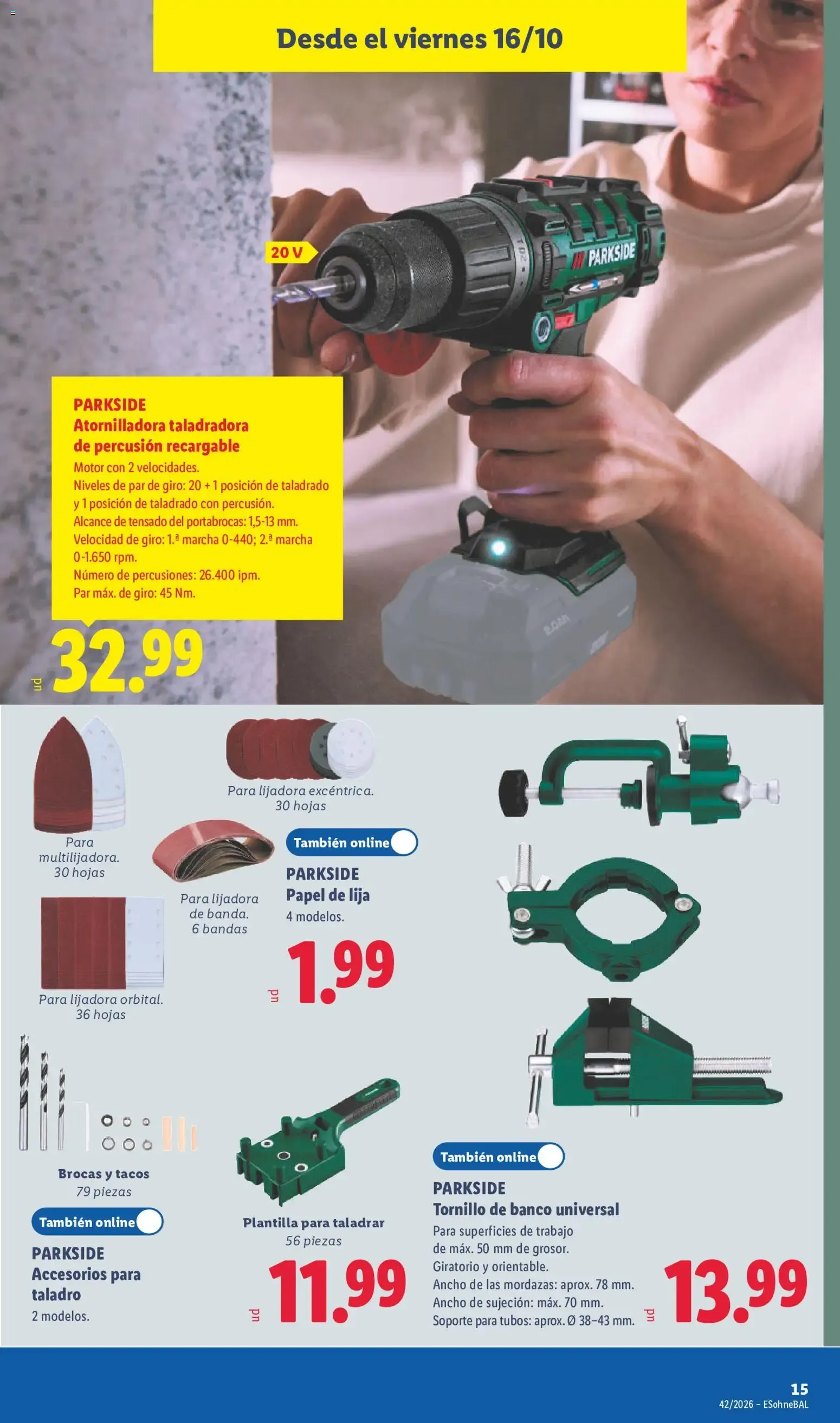 Catálogo de Lidl folleto de bazar del 12/10/2026 | Ofertas 12 de octubre al 18 de octubre 2026 - Página 35