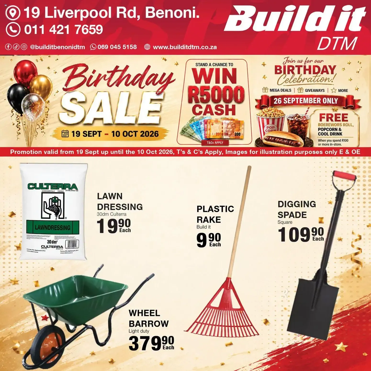 Build It Gauteng - Birthday sale celebration (19/09/2026 - 10/10/2026) Online from 19 September to 10 October 2026 - Catalogue Page 7