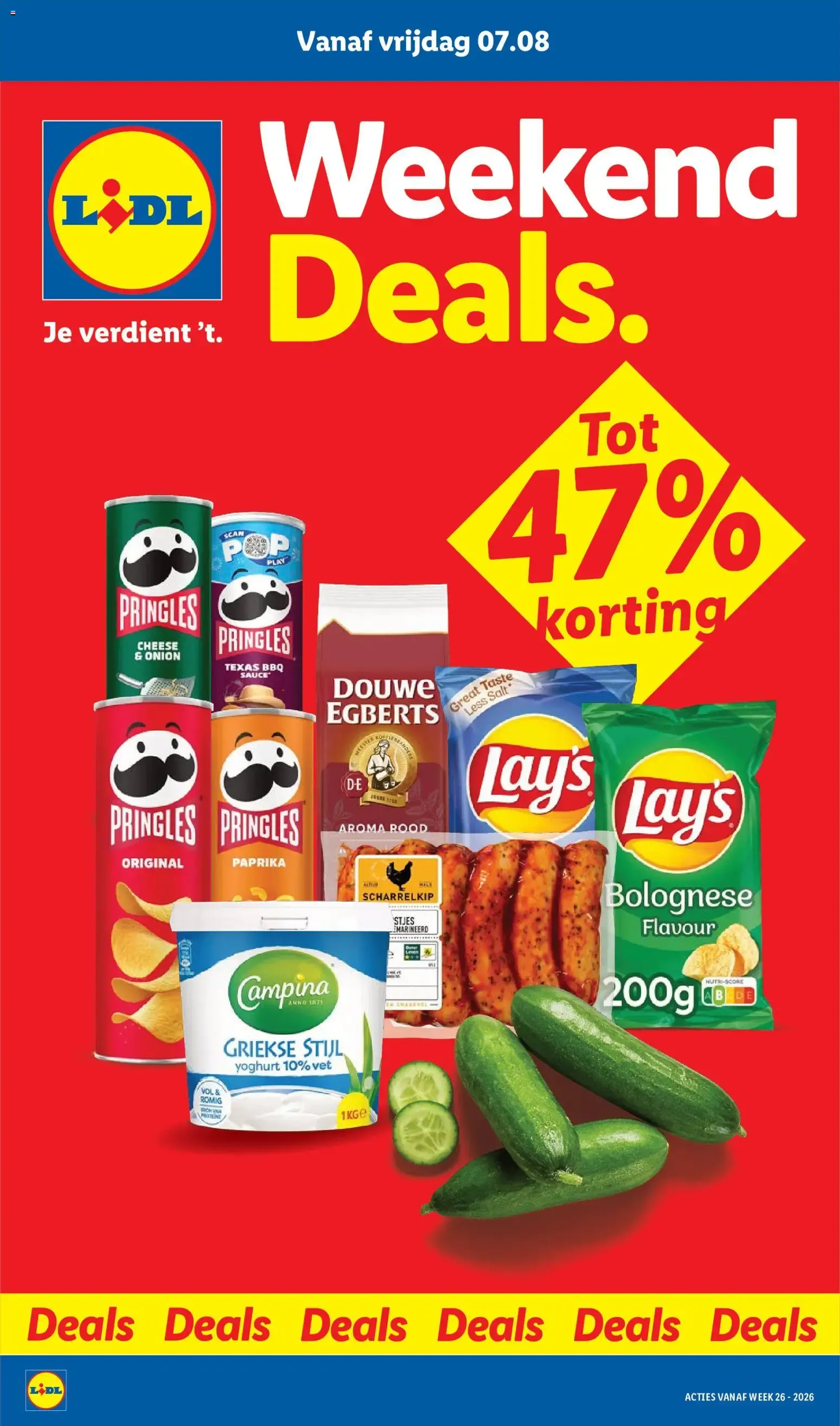 Lidl Weekend Deals van 7 augustus tot 9 augustus 2026 - Folder pagina 1