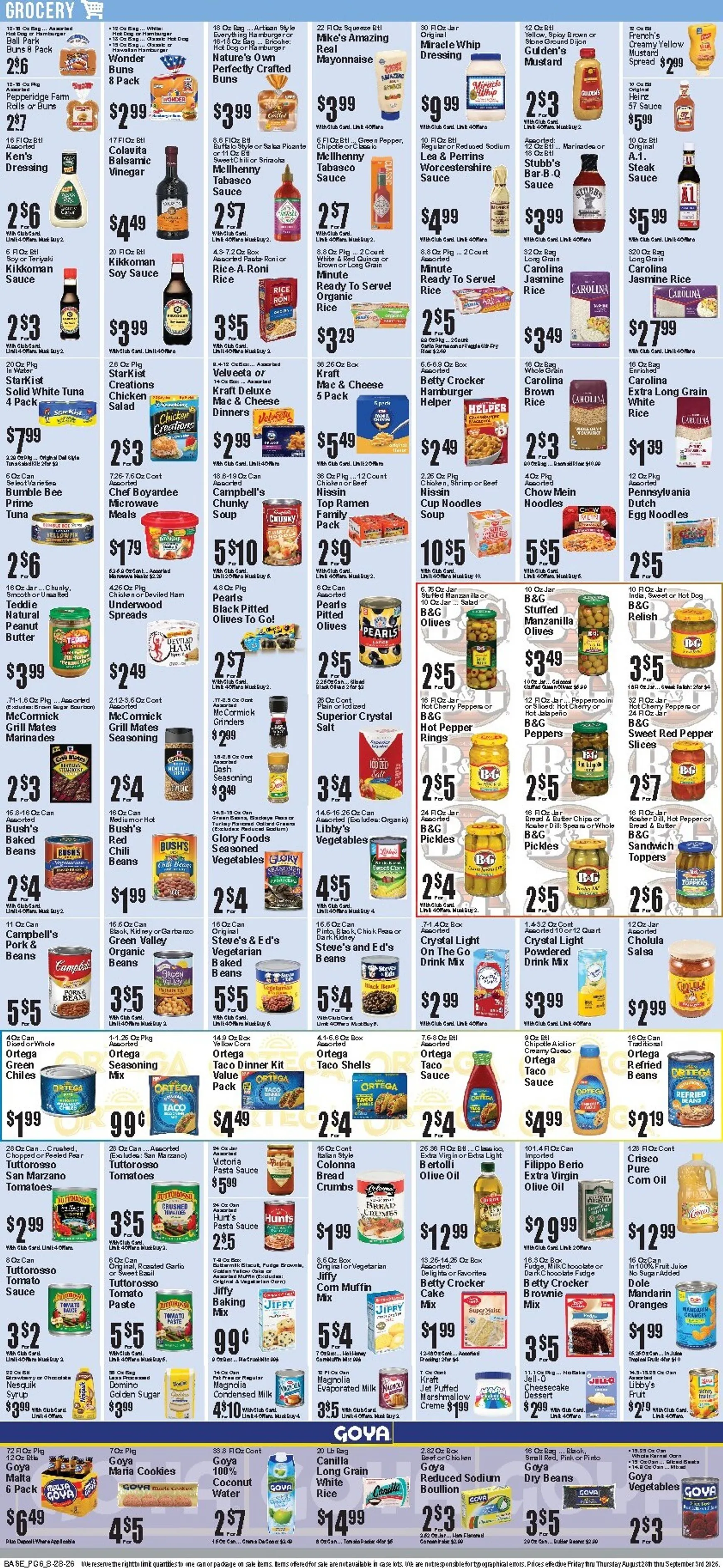 Weekly ad Current Food Universe leaflet valid from Friday 08/28/2026 to Thursday 09/03/2026 from August 28 to September 3 2026 - Page 7