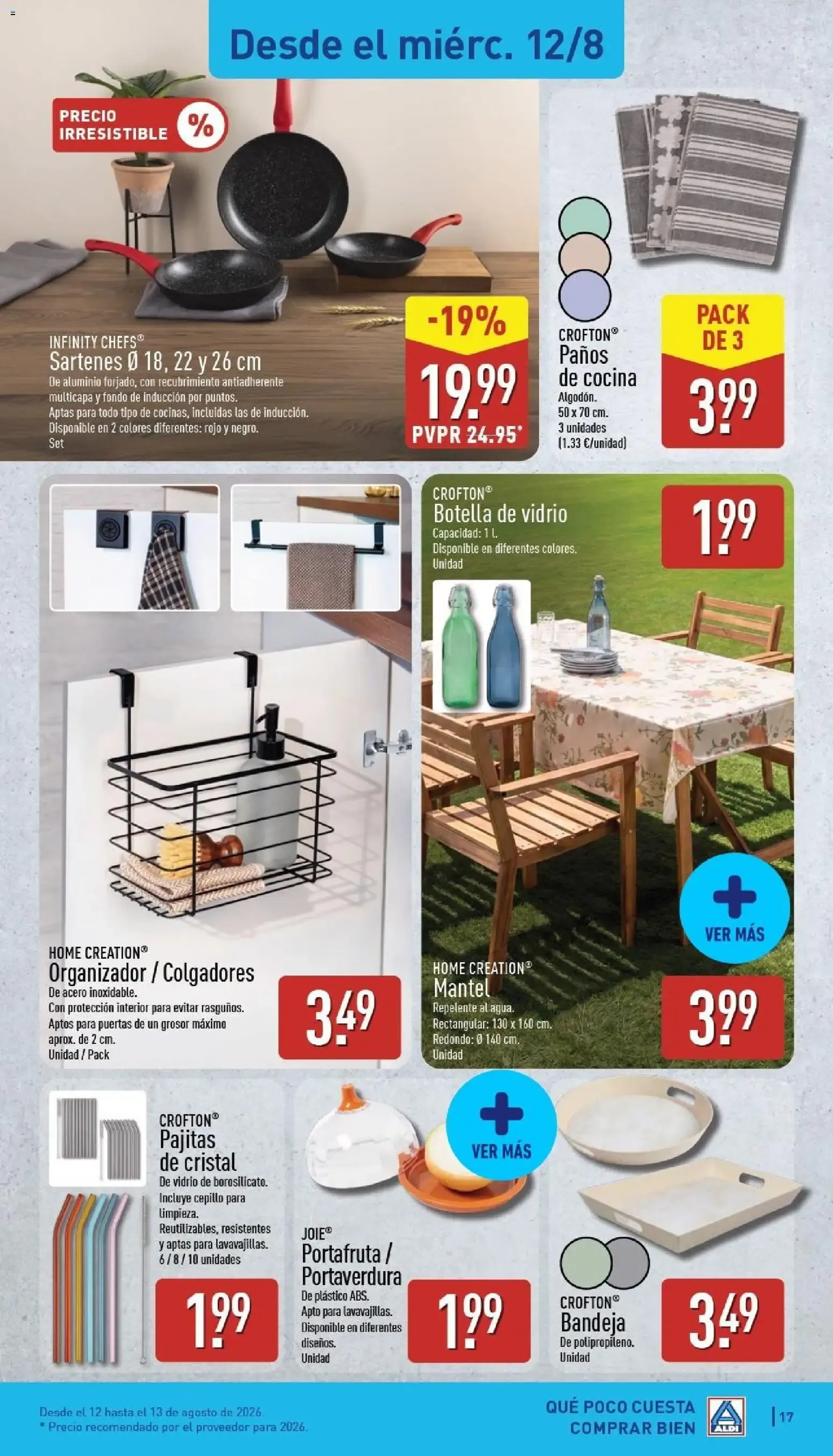 Catálogo de Aldi: Frescura a precios para tirarse a la piscina. 10 de agosto al 16 de agosto 2026 - Página 17
