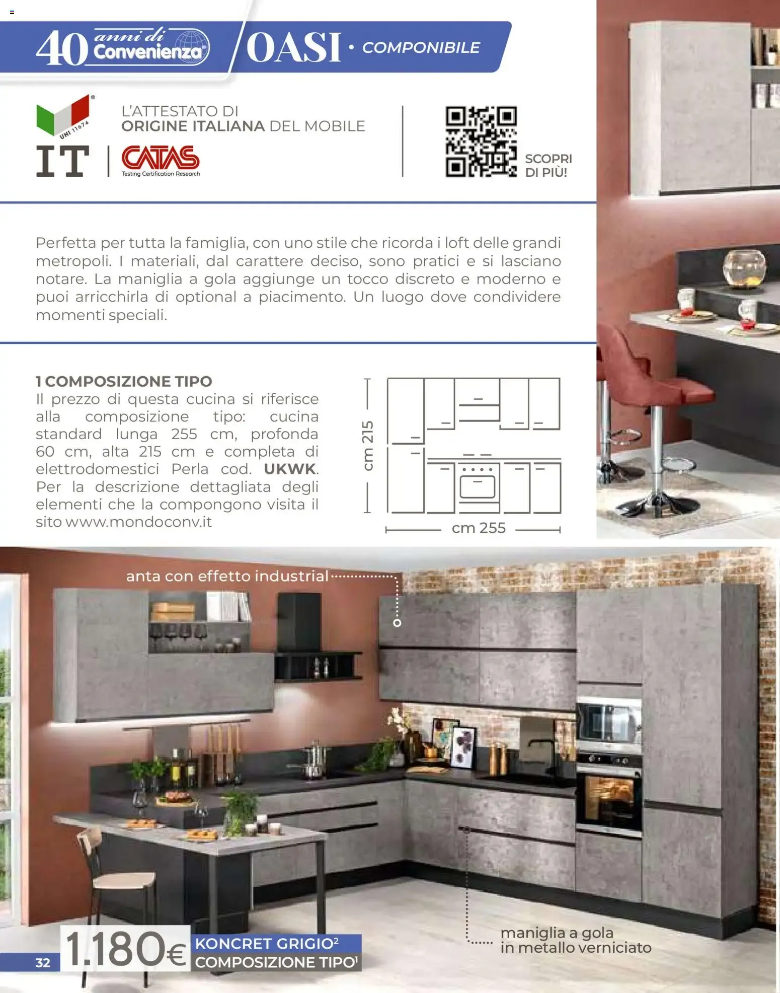 Mondo Convenienza - Speciale Cucine da 1 aprile a 30 giugno di 2026 - Pagina del volantino 32