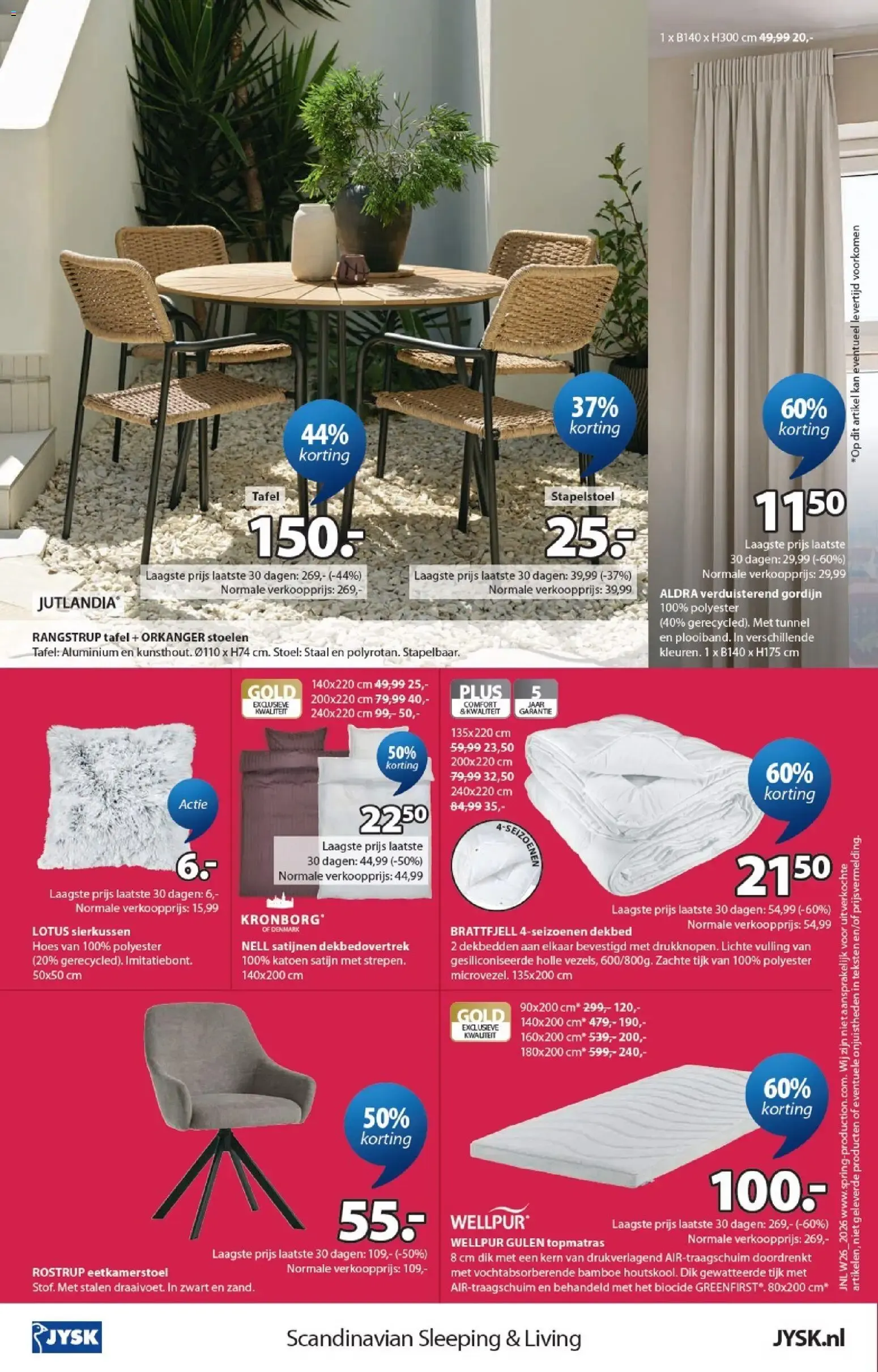 JYSK Scandinavian Sleeping & Living - SALE van 22 juni tot 5 juli 2026 - Folder pagina 16