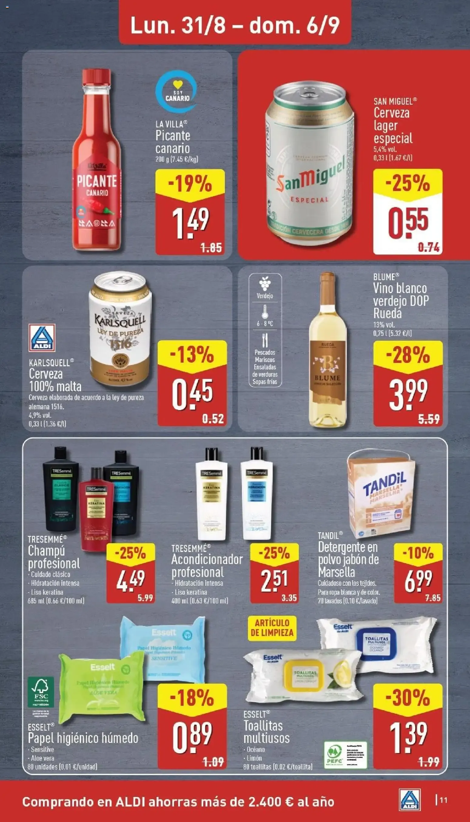 Catálogo de Aldi folleto | Catálogo 31 de agosto al 6 de septiembre 2026 - Página 10