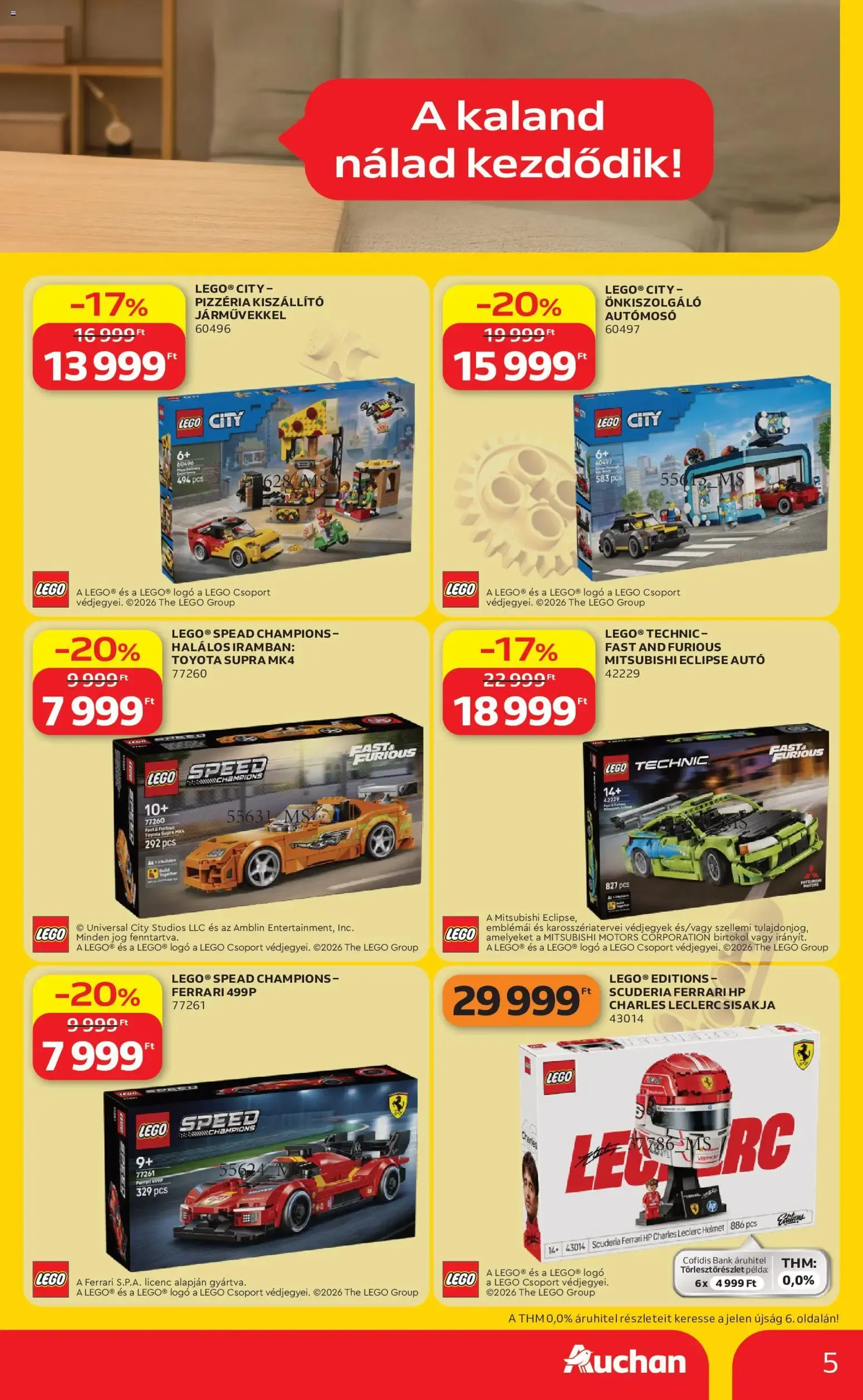 Katalógus Auchan Lego ajánlatok - 2026.07.23. -tól/töl > akció, lapozható szórólap 🛍️ július 23.-tól július 29.-ig 2026. - Oldal 5