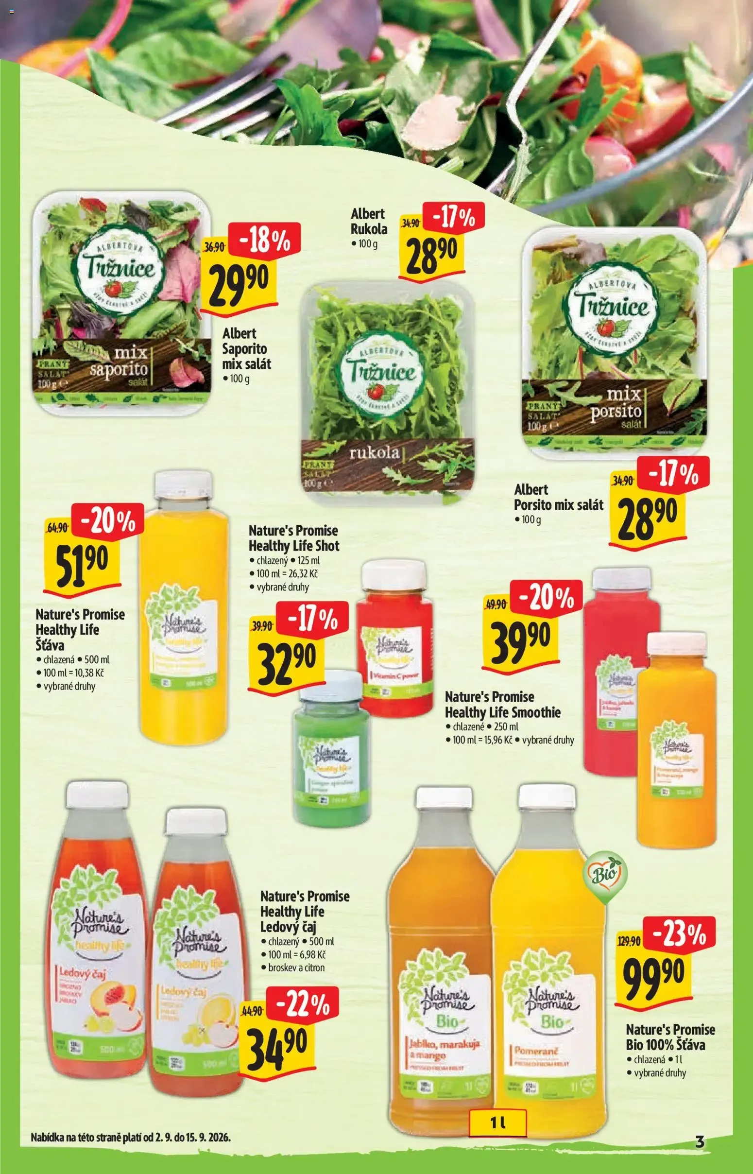 Albert katalog - Supermarket - Bio od 02.09.2026 - Akční leták - 2. září 29. září 2026 - Page 3
