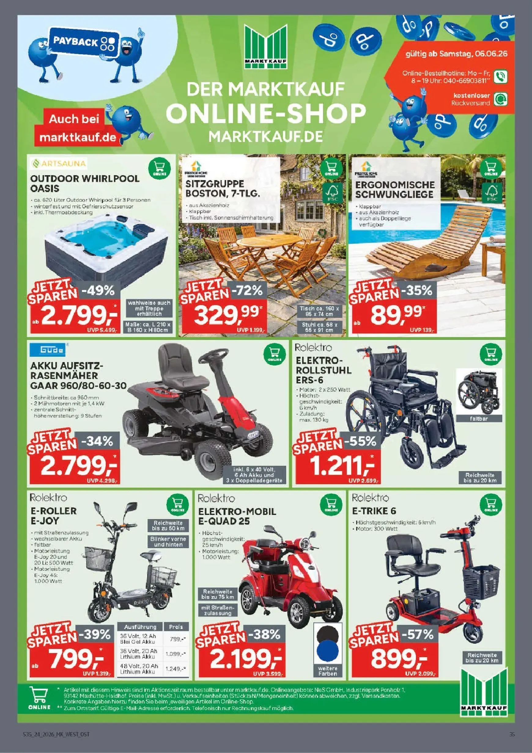 Marktkauf Prospekt – von Montag 08.06.2026 bis Samstag 13.06.2026 von 8. Juni bis 13. Juni 2026 - Prospekt seite 35