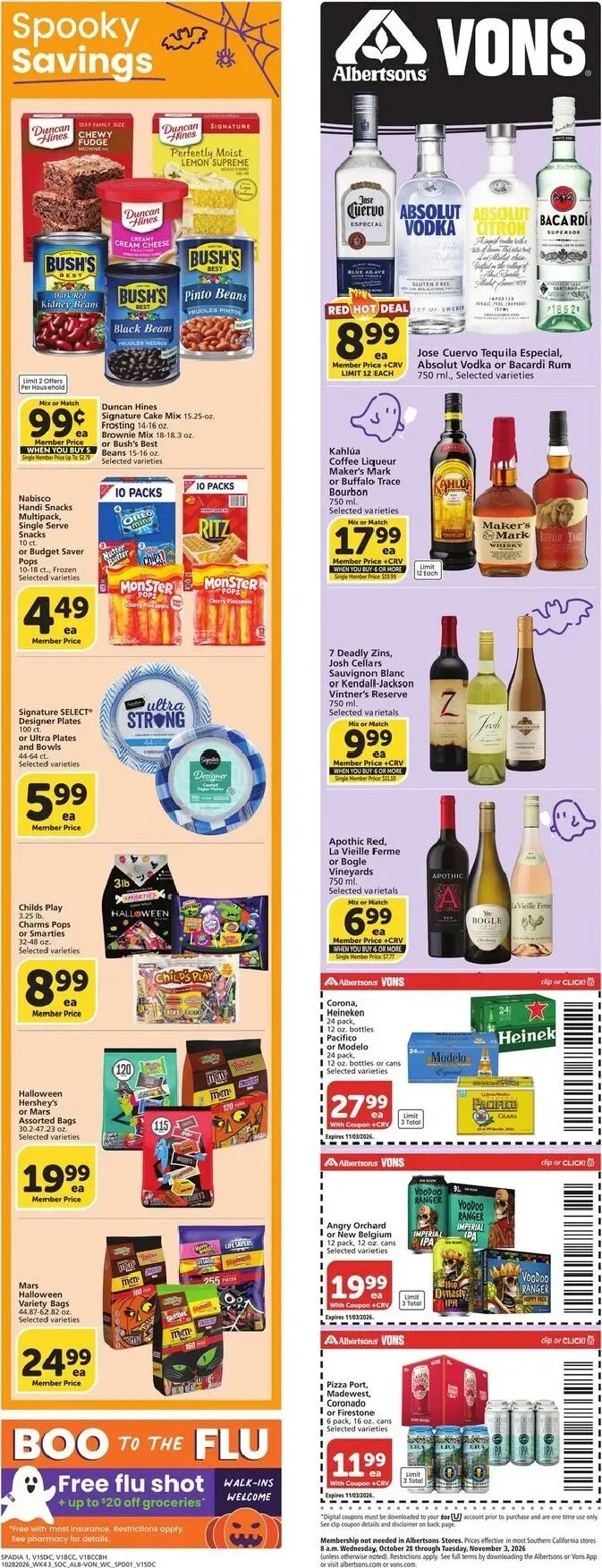 Weekly ad Albertsons Vons - Happy Halloween Deals from October 28 to November 3 2026 - Page 2