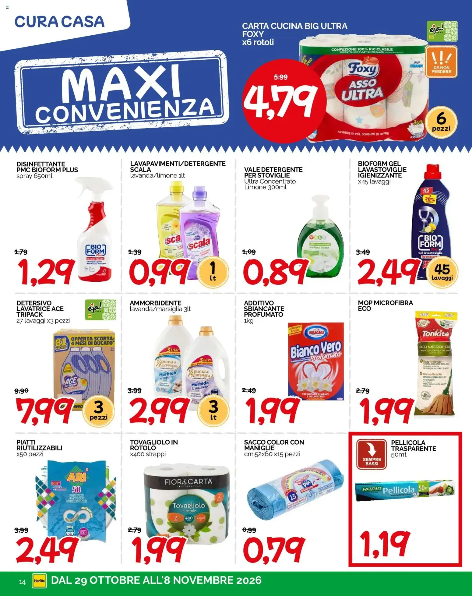 HarDis volantino dal 29/10/2026 - online Offerte da 29 ottobre a 8 novembre di 2026 - Pagina del volantino 14