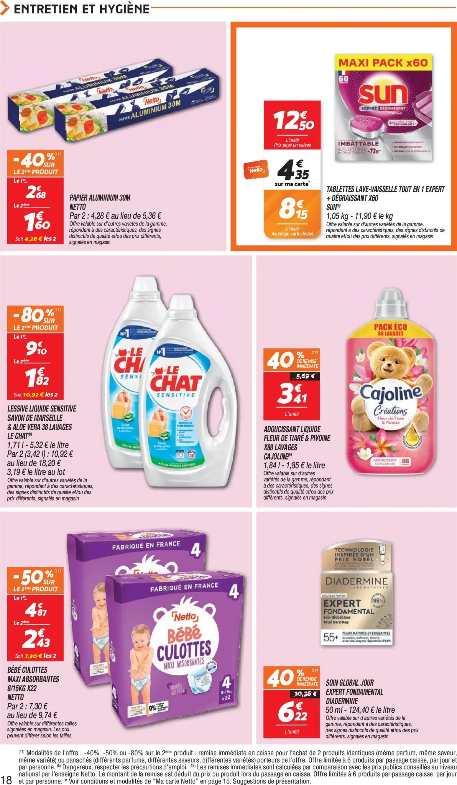 Netto Rendez-vous prix bas à partir du 07/07/2026 - promo en ligne du 7 juillet au 20 juillet 2026 - Catalogue page 18