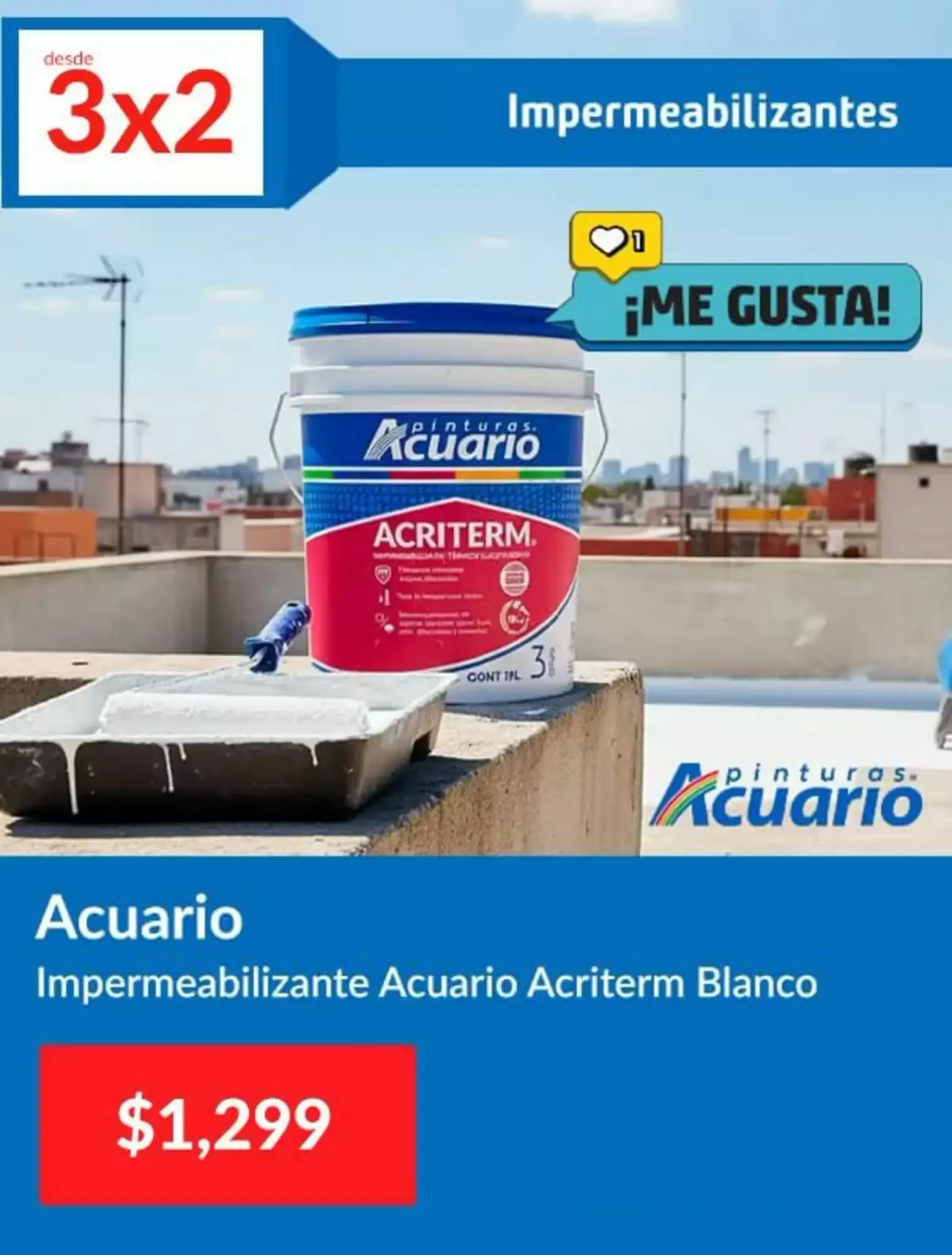 Catálogo de Acuario Impermeabilizante Acriterm Blanco 1 de septiembre al 1 de octubre 2026 - Pagina 1