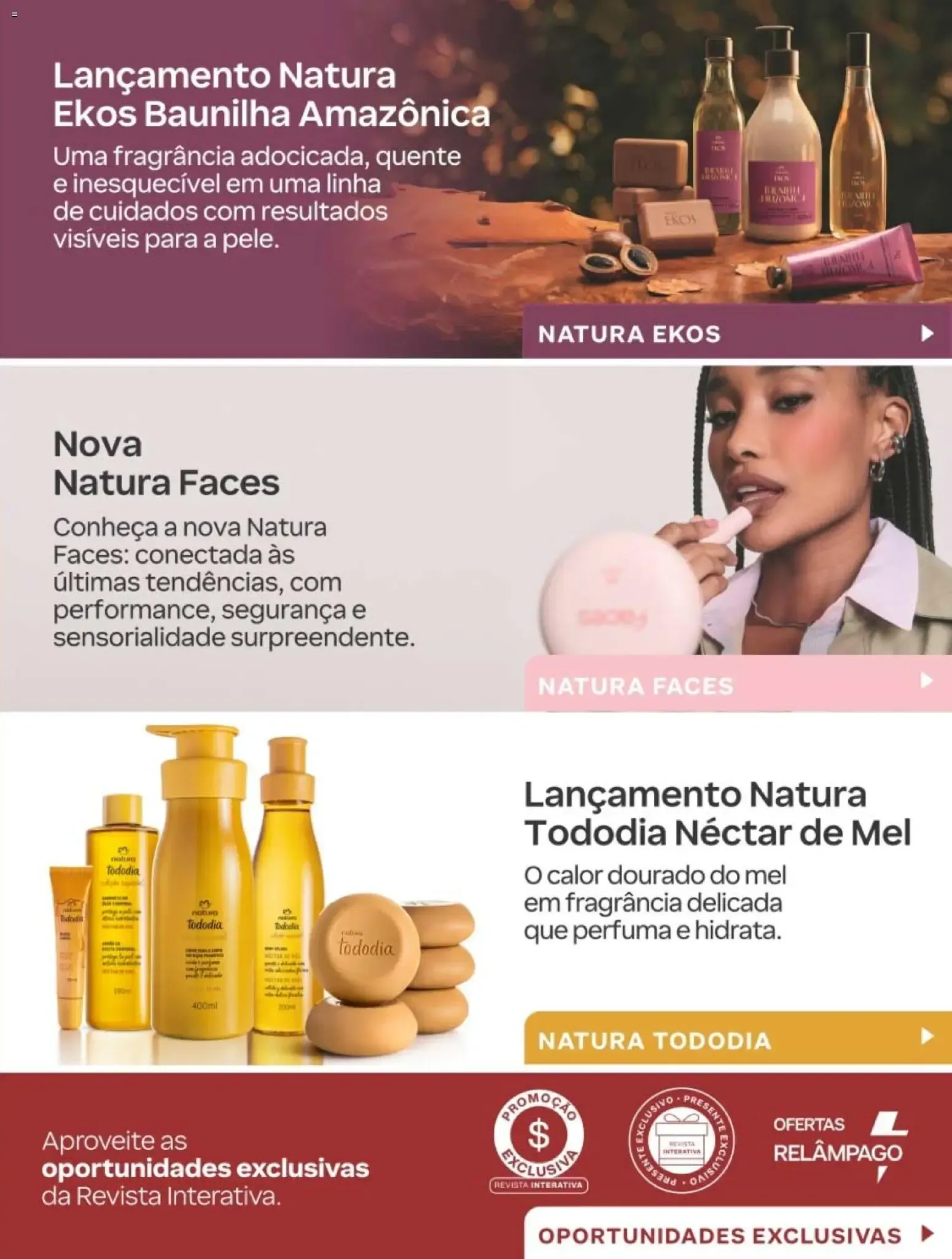 Encarte de Lançamento Natura Ekos Baunilha Amazônica - Ciclo 13/2026 10 de agosto até 31 de agosto 2026 - Pagina 3