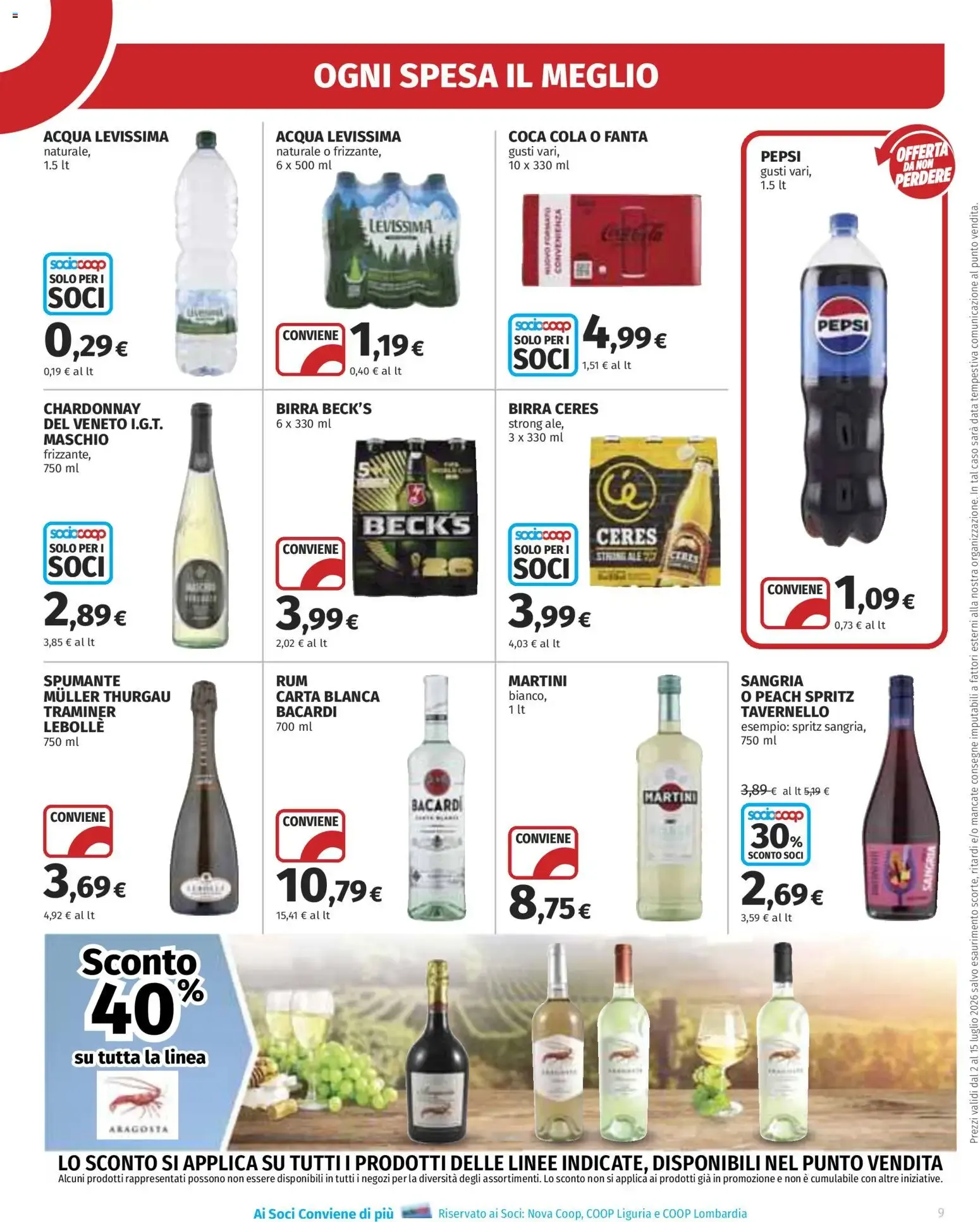 Anteprima volantino Ipercoop dal 02/07/2026 - nuovo offerte da 2 luglio a 15 luglio di 2026 - Pagina del volantino 9