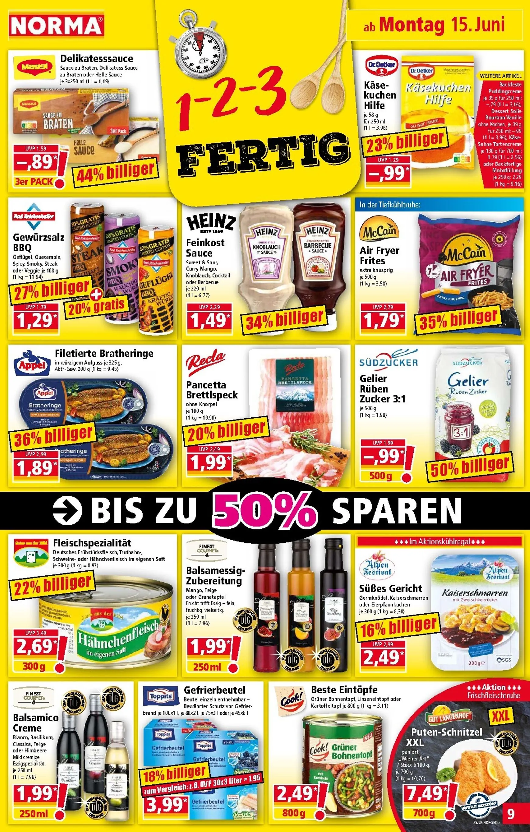 Norma Prospekt – von Montag 15.06.2026 bis Sonntag 21.06.2026 von 15. Juni bis 21. Juni 2026 - Prospekt seite 9