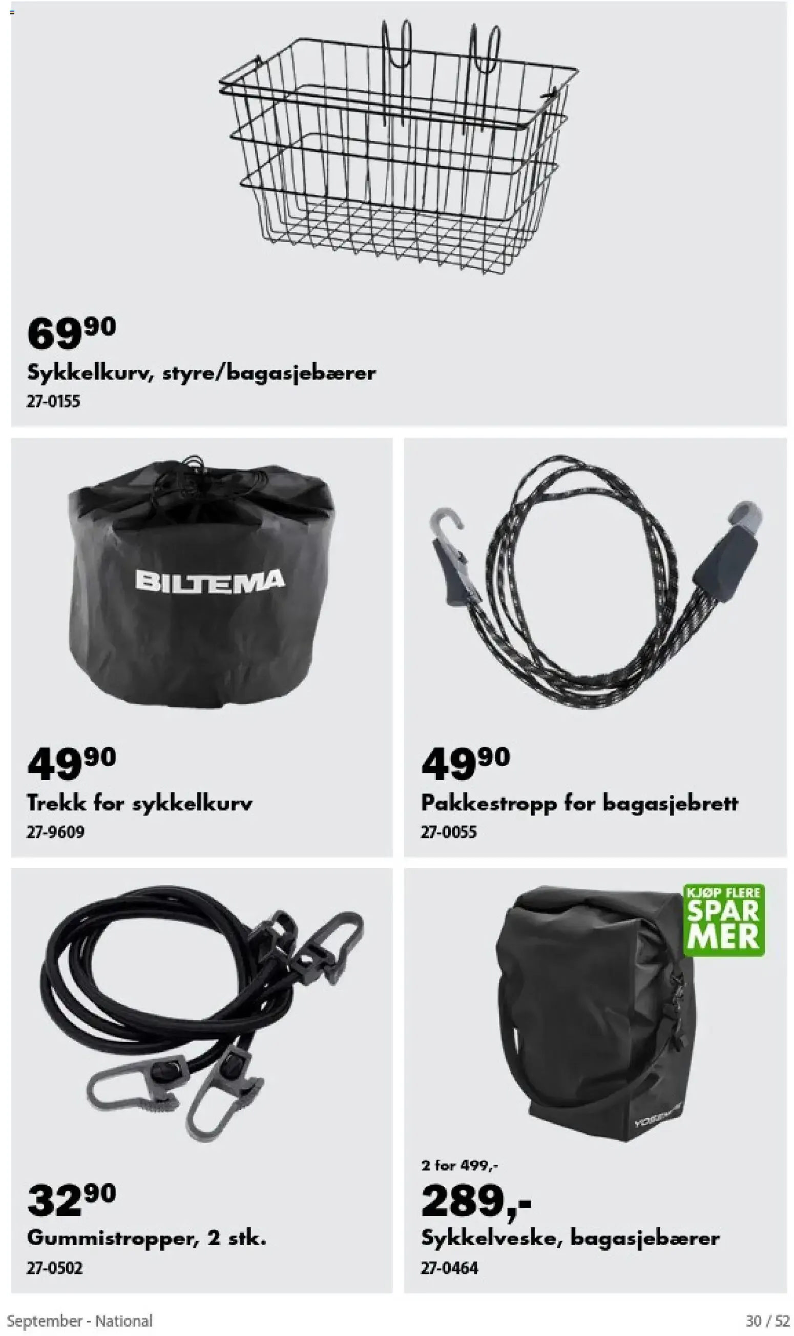 Biltema fra 1. september til 30. september 2026 - kundeavisside 30