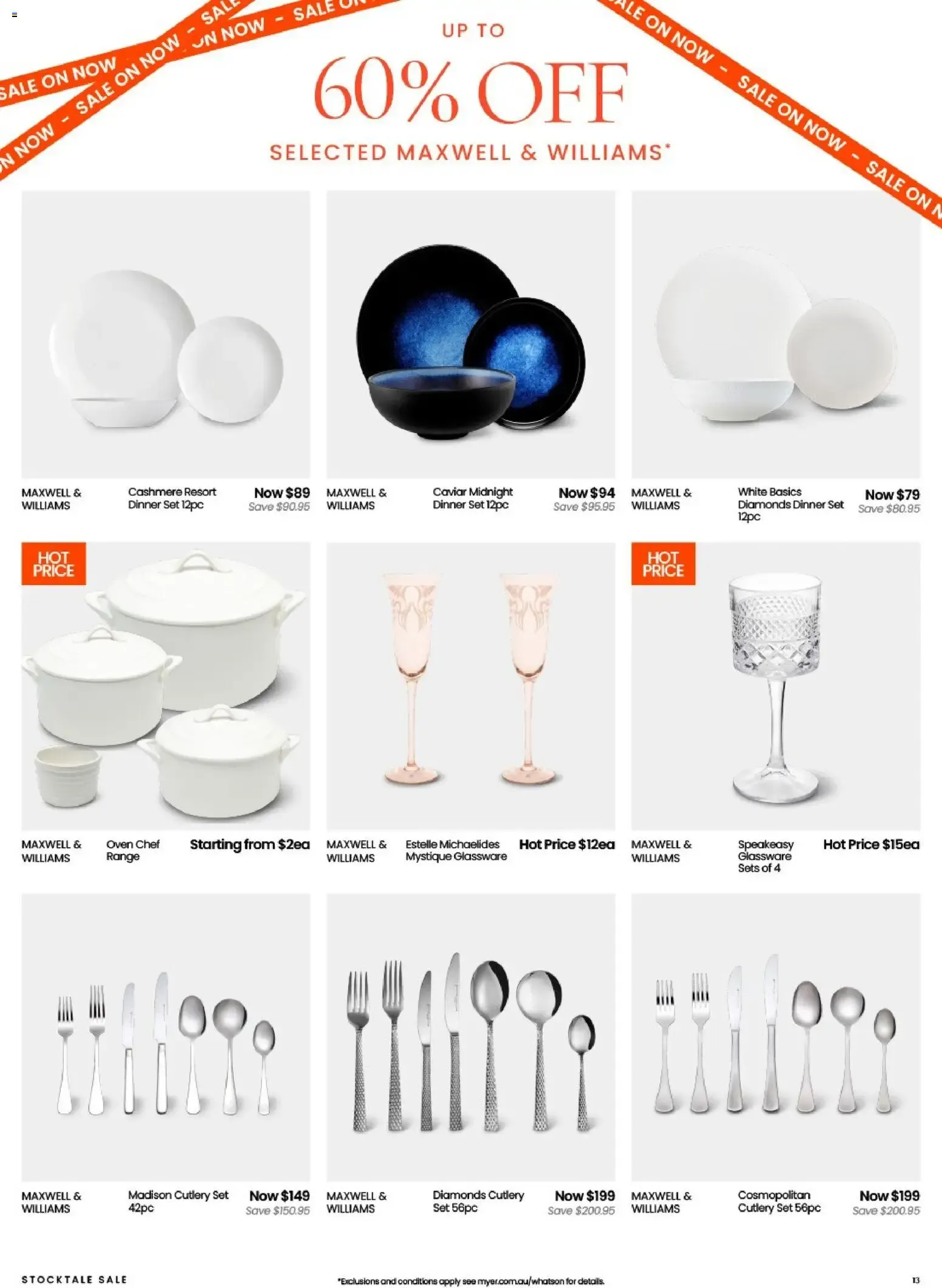 Myer Stocktake Sale - 25/05/2026 > weekly / monthly specials - Catalogue valid from 25 May to 5 July 2026 - page 13