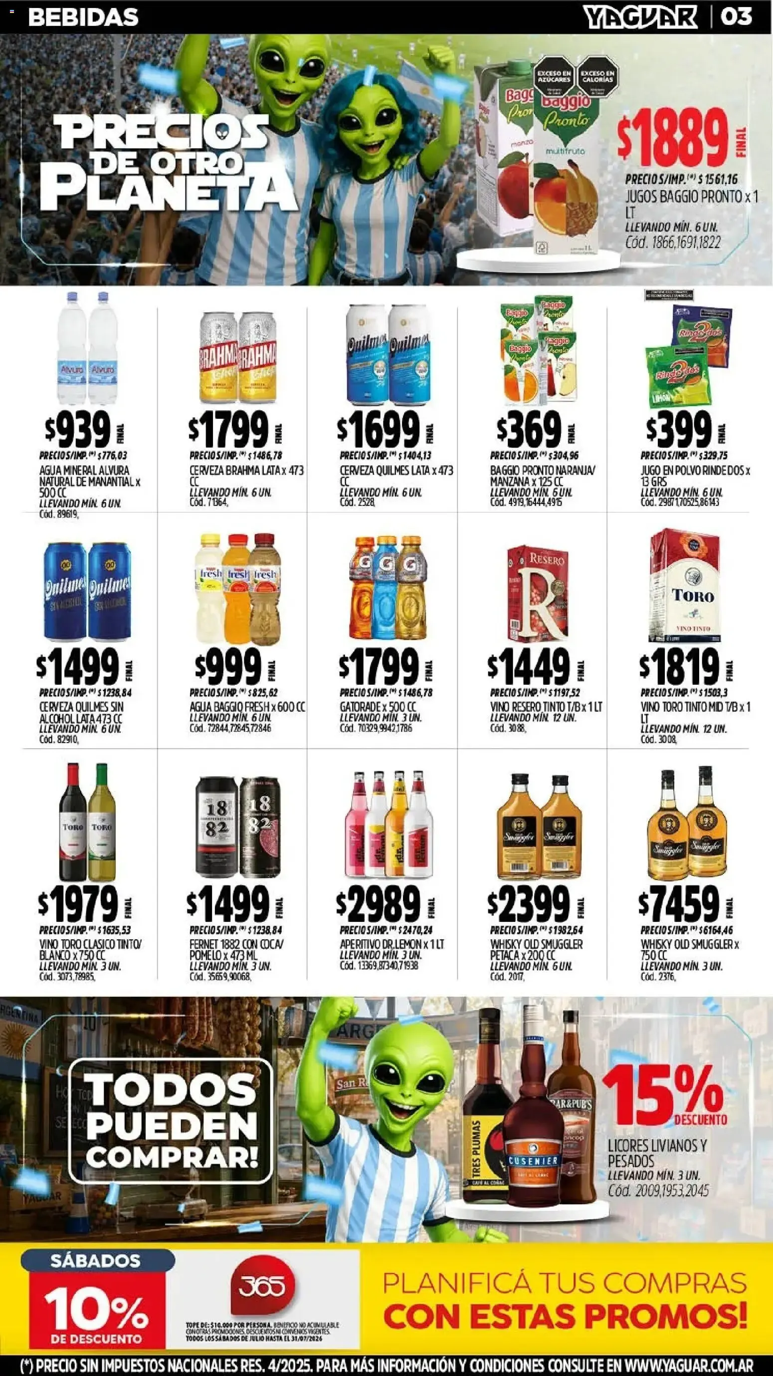 Ofertas de Yaguar - Oferta Semanal Neuquen del 13/07/2026 - 19/07/2026 13 de julio al 19 de julio 2026 - Página 4 del catálogo