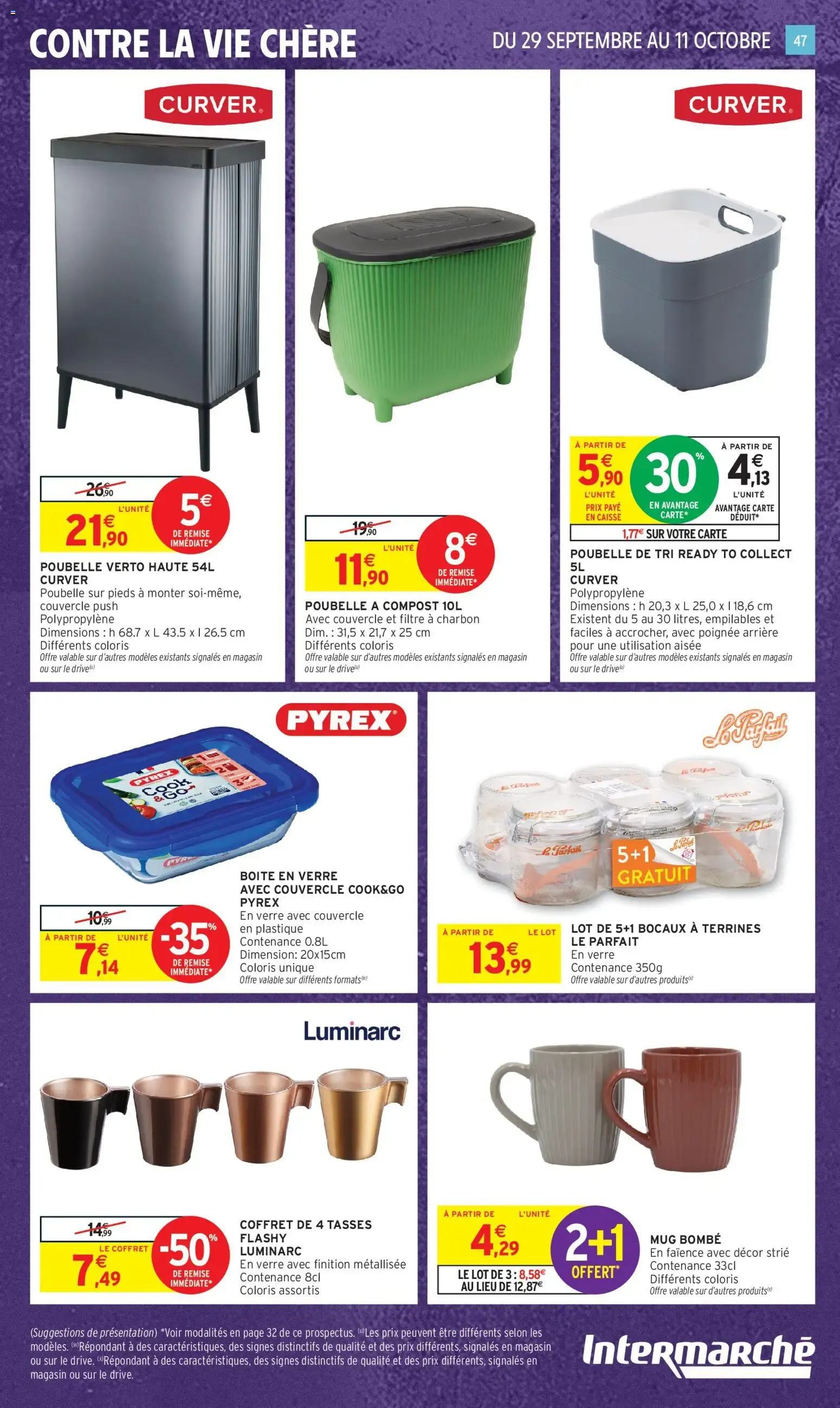 Intermarché - Anniversaire: 100% remboursés en bons d'achat du 29 septembre au 11 octobre 2026 - Catalogue page 39