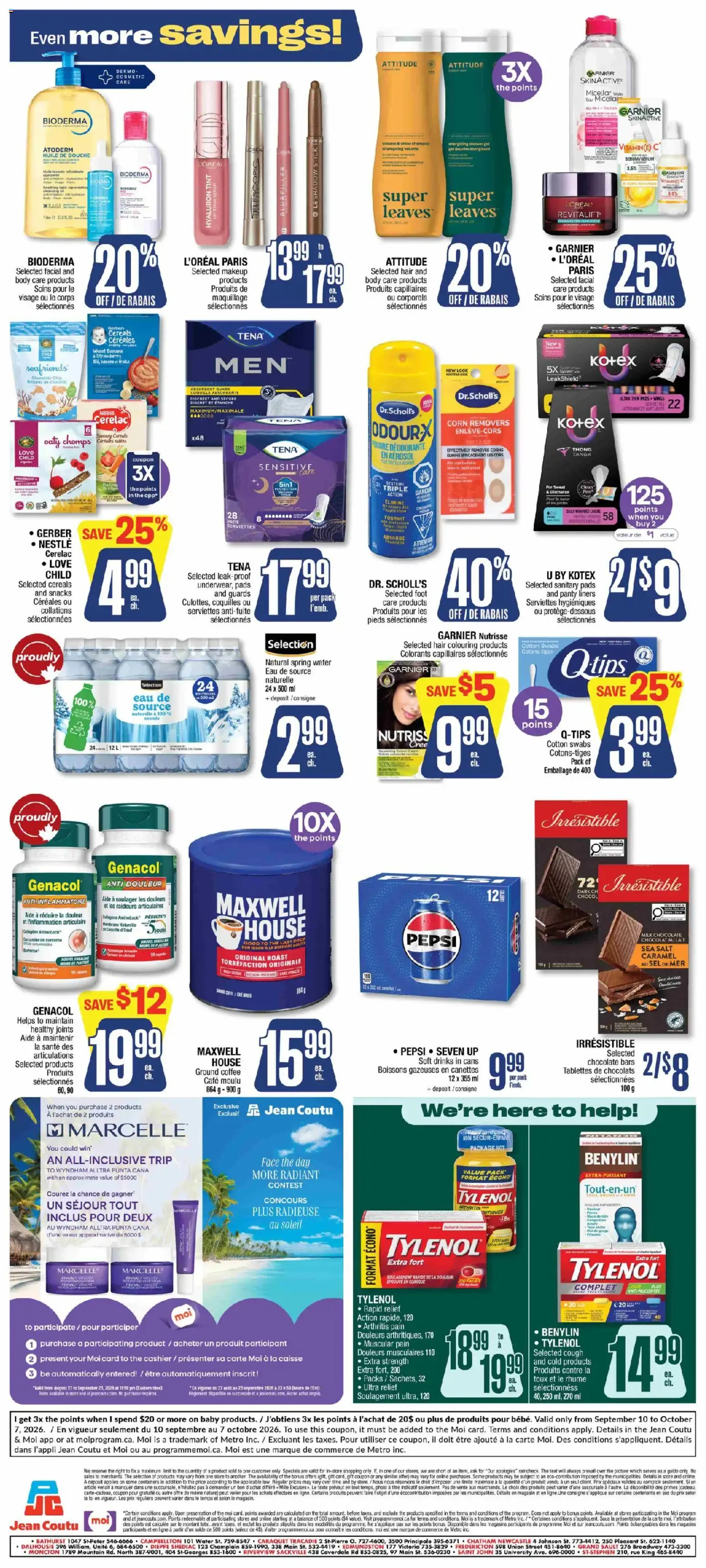 Jean Coutu weekly flyer from Sep 10, 2026 > weekly specials & deals from September 10 to September 16 2026 - flyer page 3
