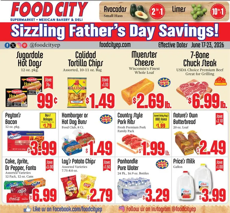 Sizzling Father's Day Savings!