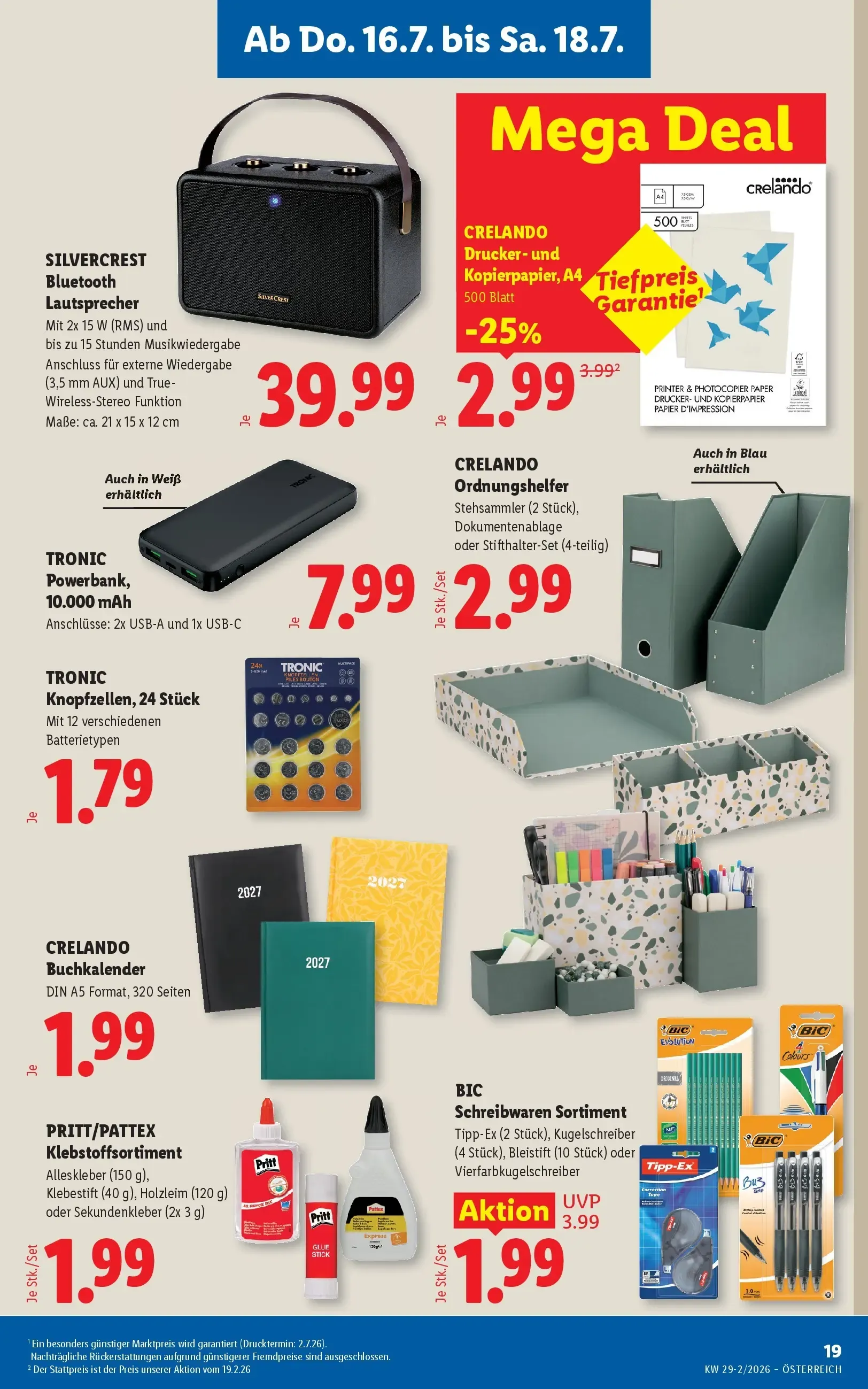 Lidl - Lidl ab 15.07.2026 - Angebote ab donnerstag von 16. Juli bis 18. Juli 2026 - Flugblätt seite  23