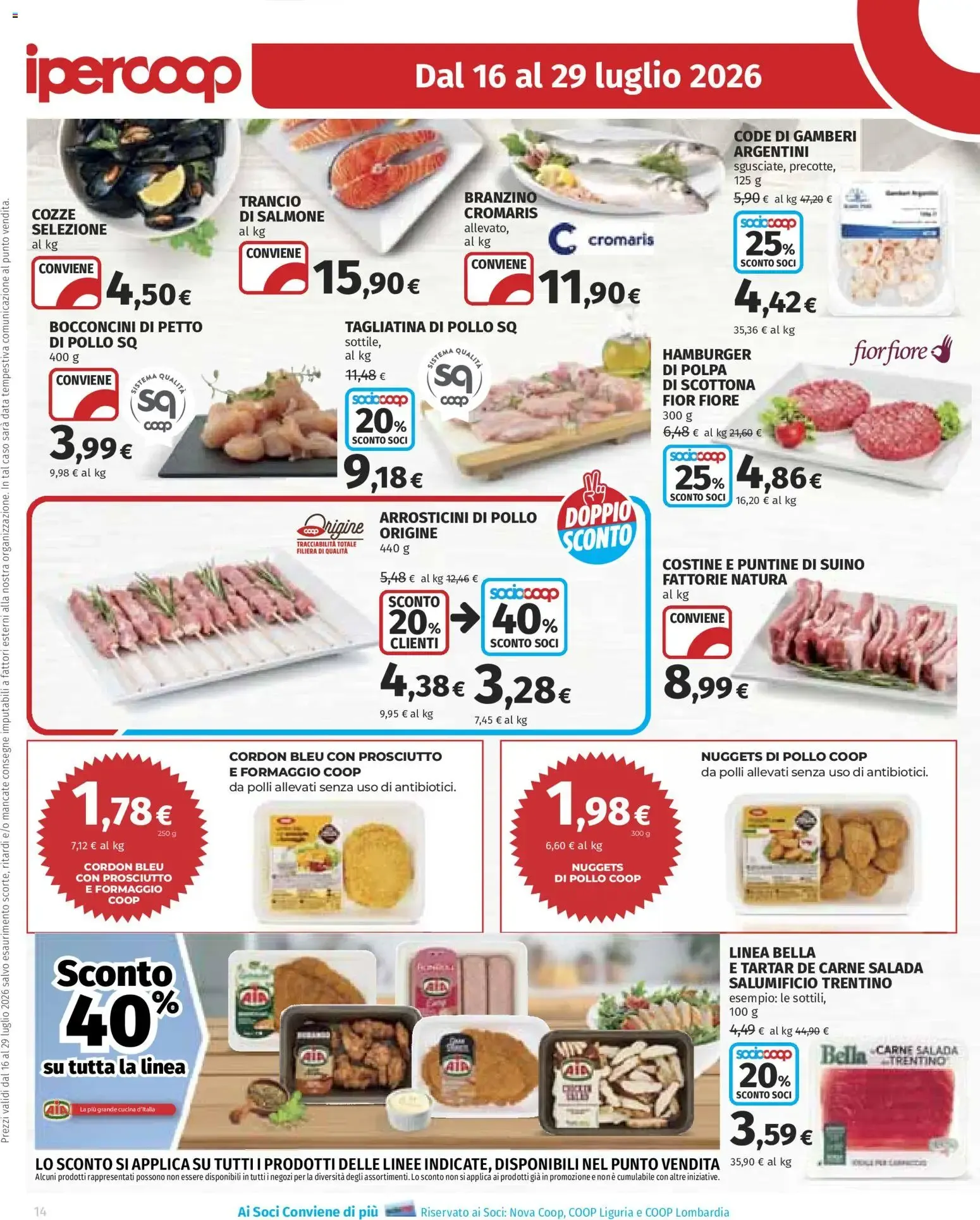 Anteprima volantino Ipercoop dal 16/07/2026 - nuovo offerte da 16 luglio a 29 luglio di 2026 - Pagina del volantino 14