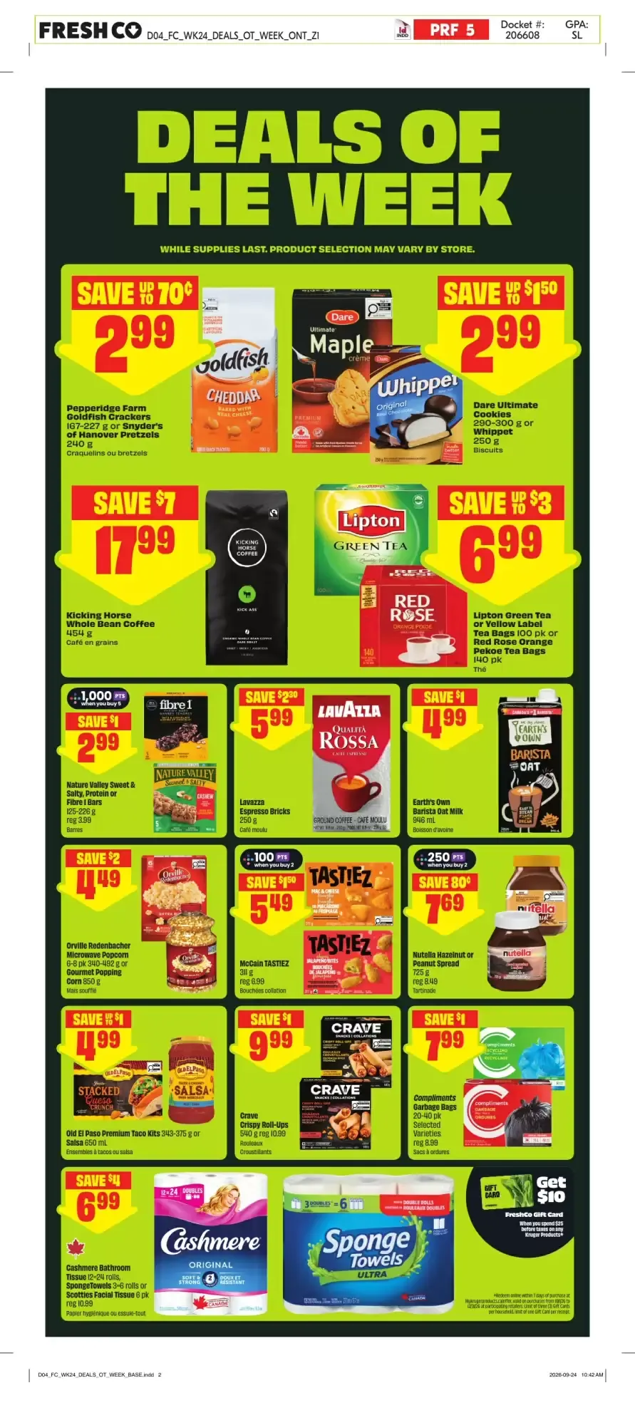 FreshCo Thanksgiving Deals from October 8 to October 14 2026 - flyer page 8