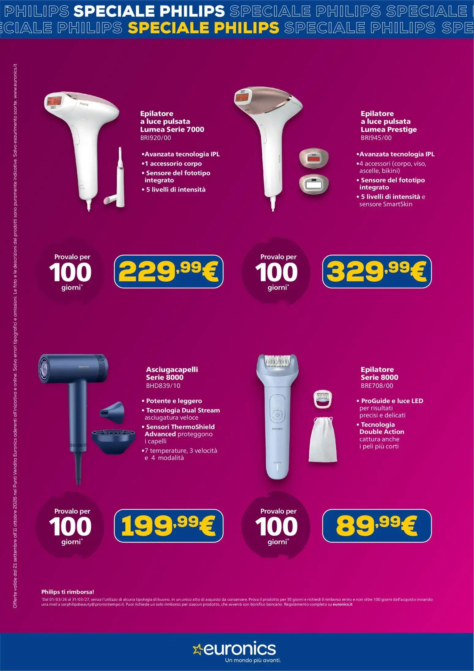 Euronics Tech - Speciale Philips da 21 settembre a 11 ottobre di 2026 - Pagina del volantino 6