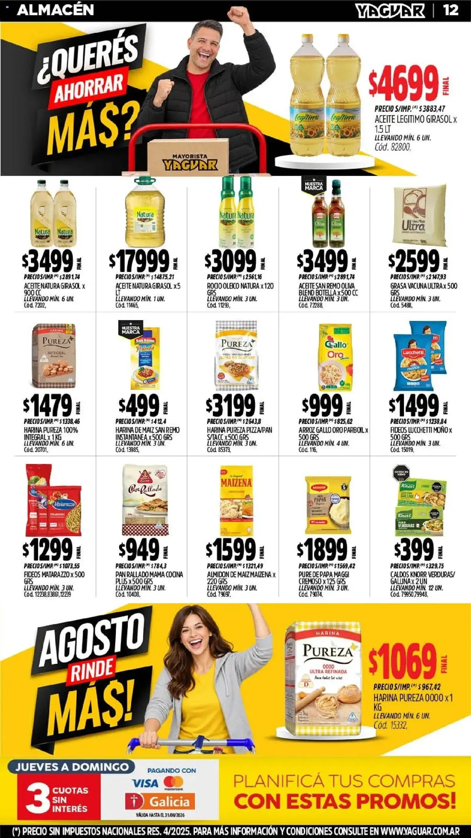 Ofertas de Mayorista Yaguar - Agosto Rinde Más! 24 de agosto al 30 de agosto 2026 - Página 13 del catálogo