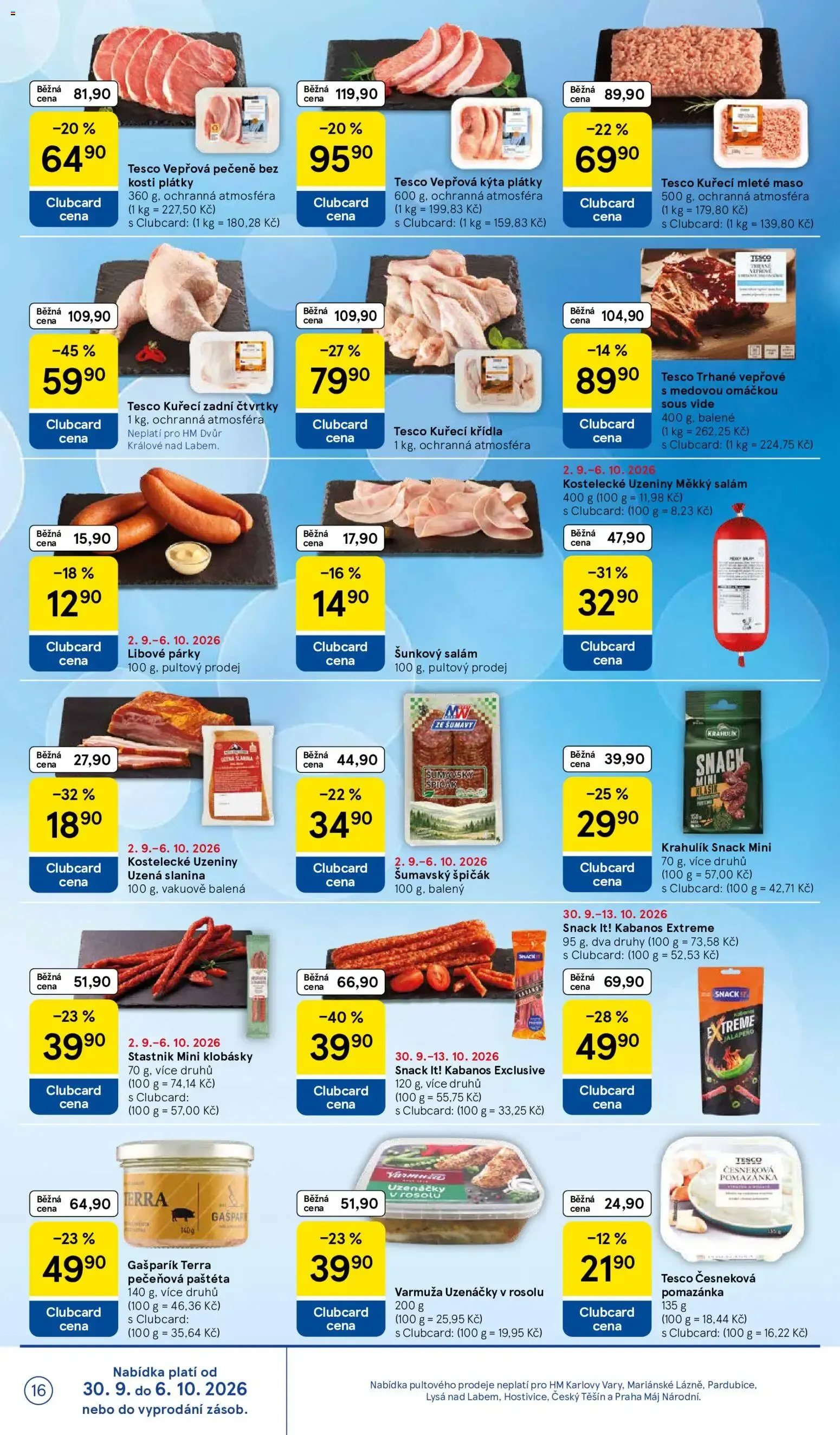 Tesco leták na tento + příští týden 30.09.2026 - 30. září 6. října 2026 - Page 16