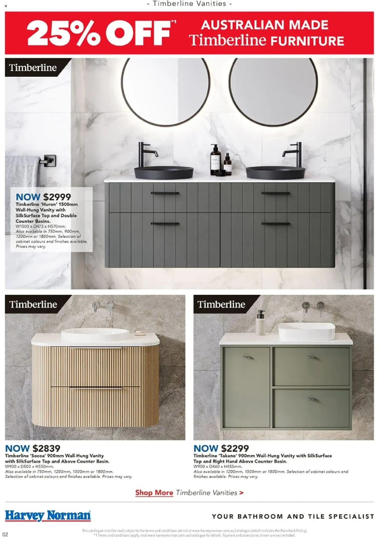 Harvey Norman Your Bathroom and Tile Specialist - Catalogue valid from 8 October to 25 October 2026 - page 2