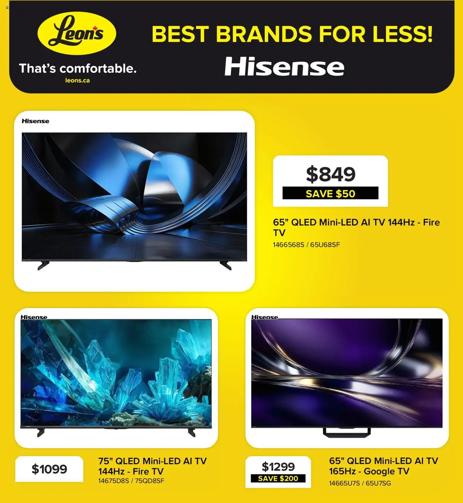 Leon's flyer - BBFL Electronics from Oct 29, 2026 > weekly specials & deals from October 29 to November 4 2026 - flyer page 7