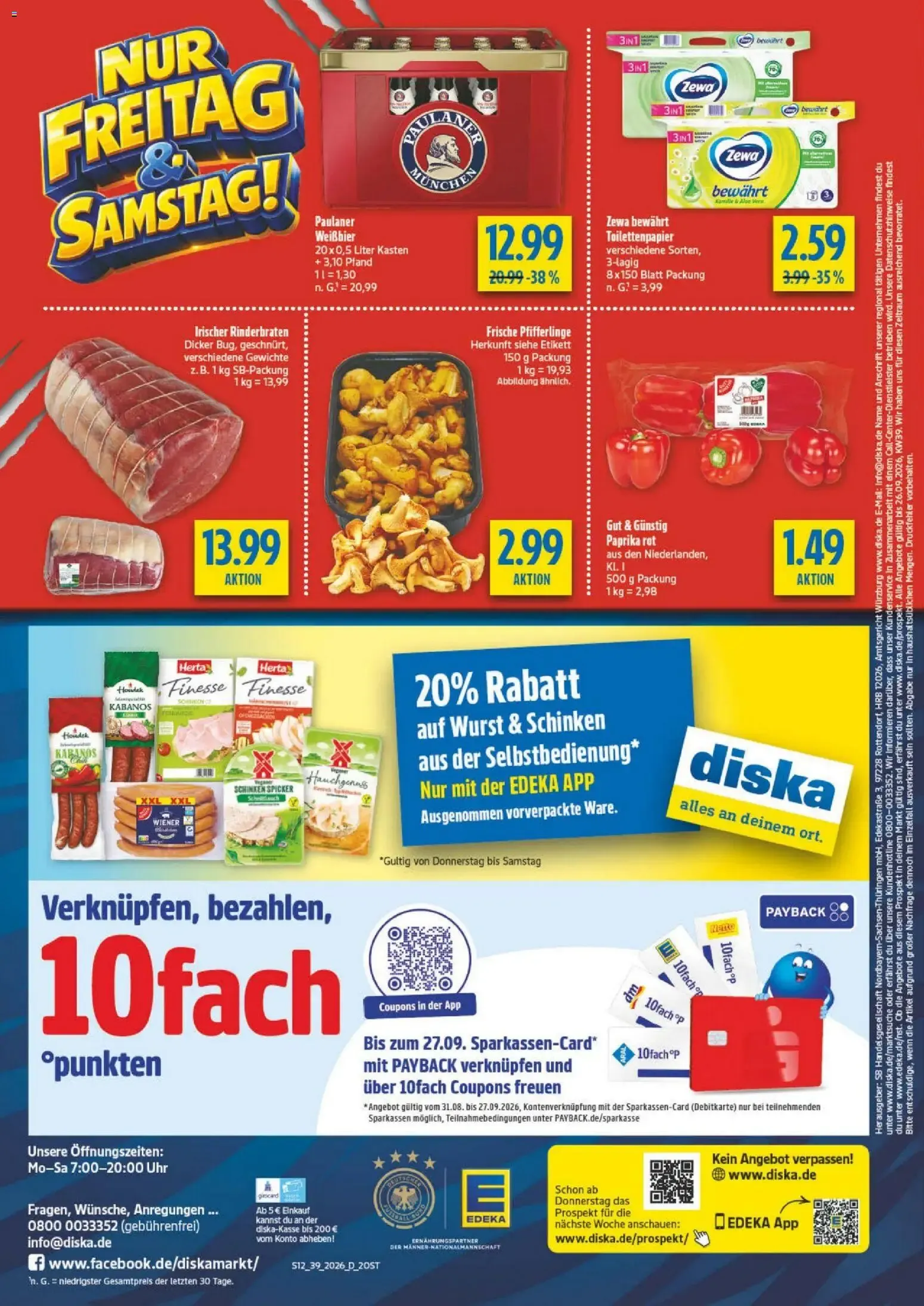Diska Prospekt (ab 21.09.2026) zum Blättern von 21. September bis 26. September 2026 - Prospekt seite 16